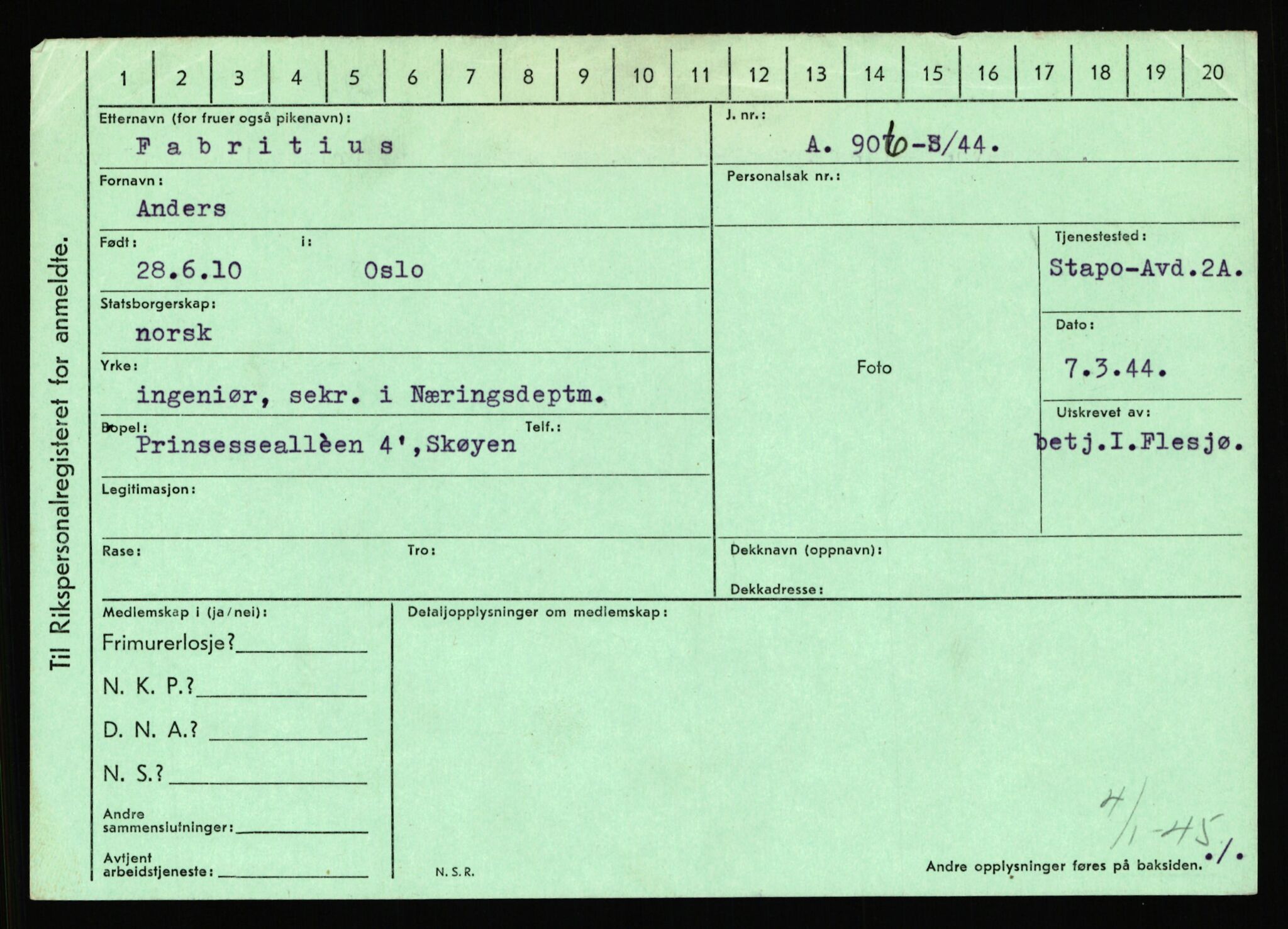 Statspolitiet - Hovedkontoret / Osloavdelingen, AV/RA-S-1329/C/Ca/L0004: Eid - funn av gjenstander	, 1943-1945, p. 2489