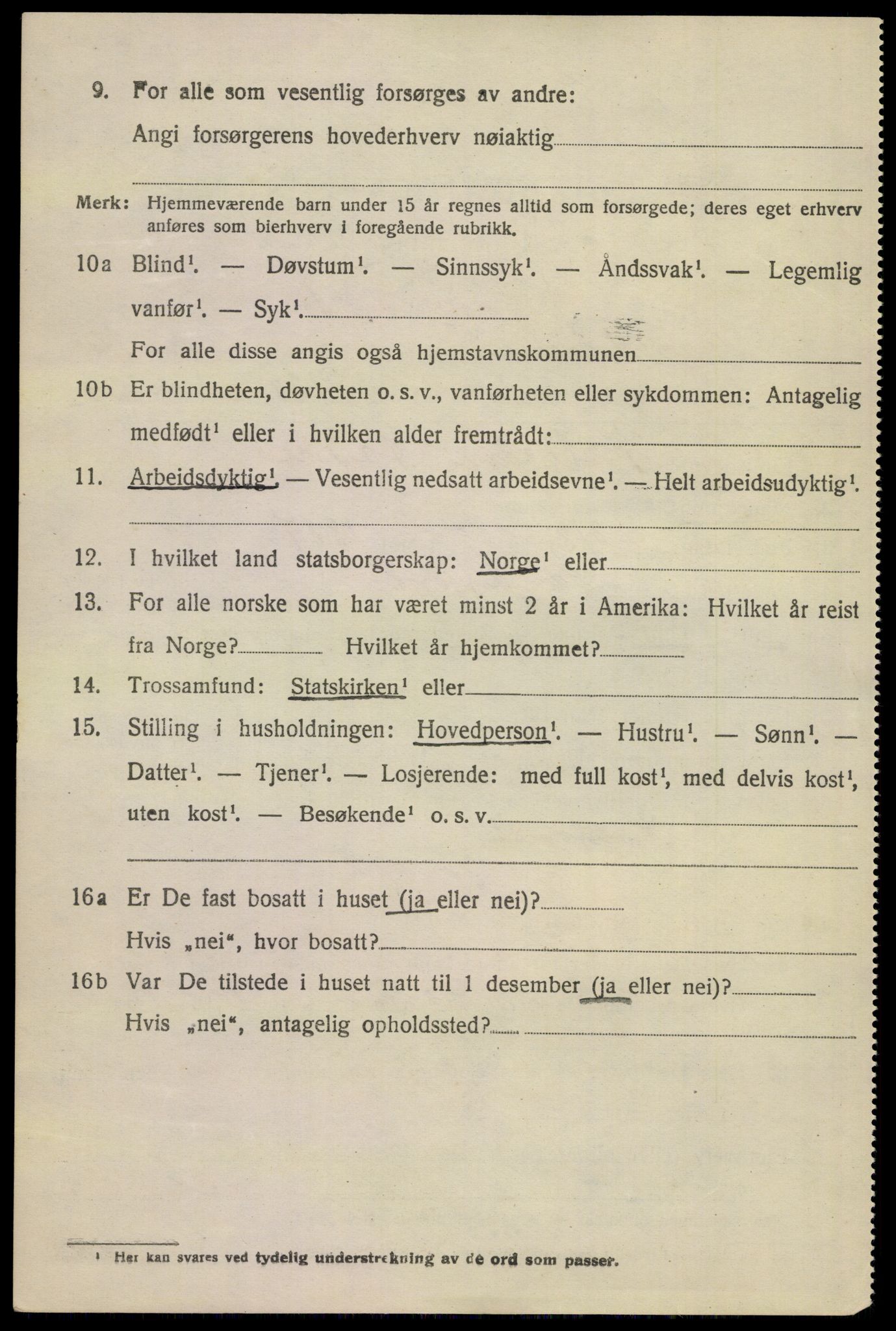 SAKO, 1920 census for Sandeherred, 1920, p. 20201