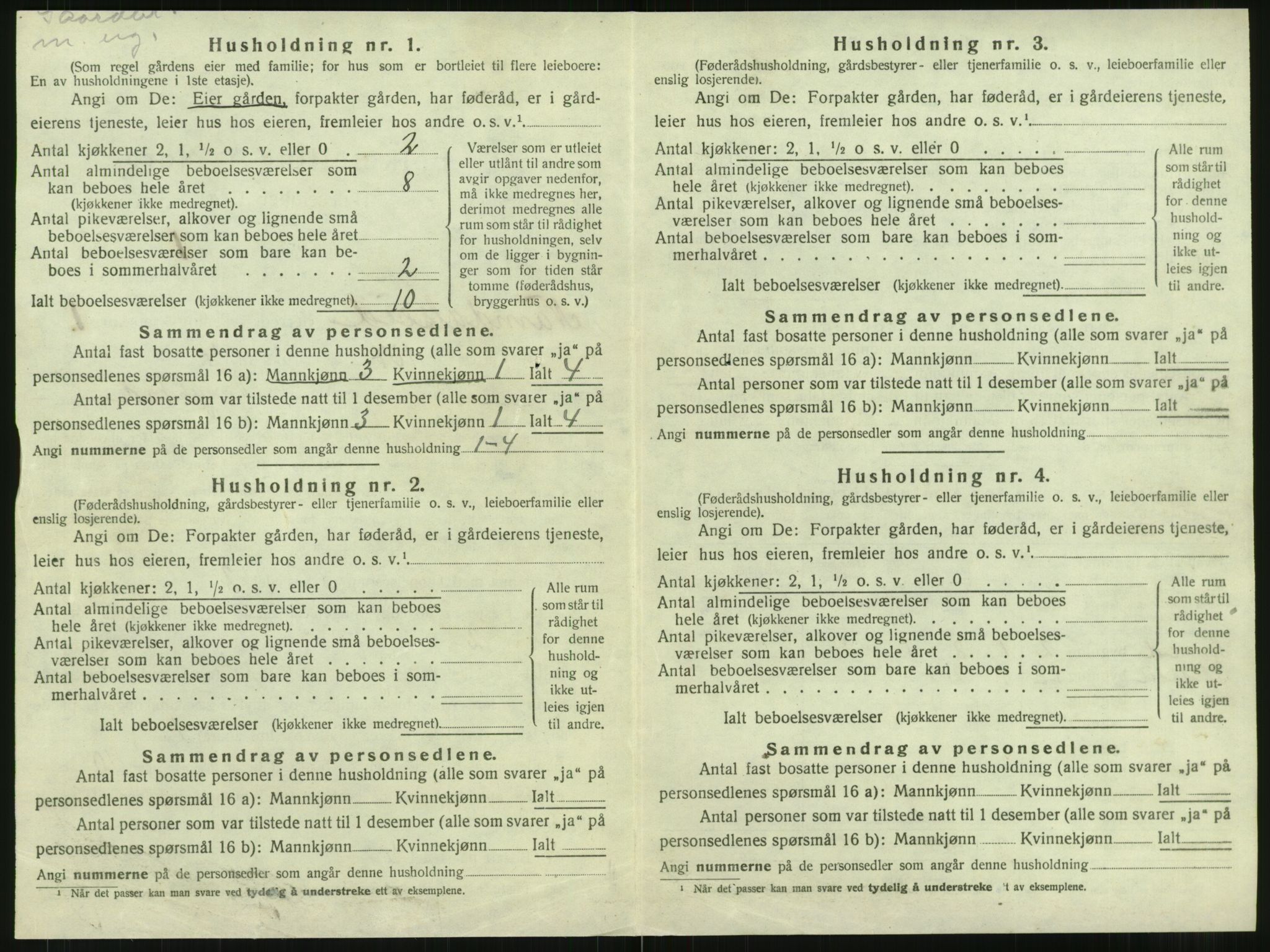 SAT, 1920 census for Namdalseid, 1920, p. 25