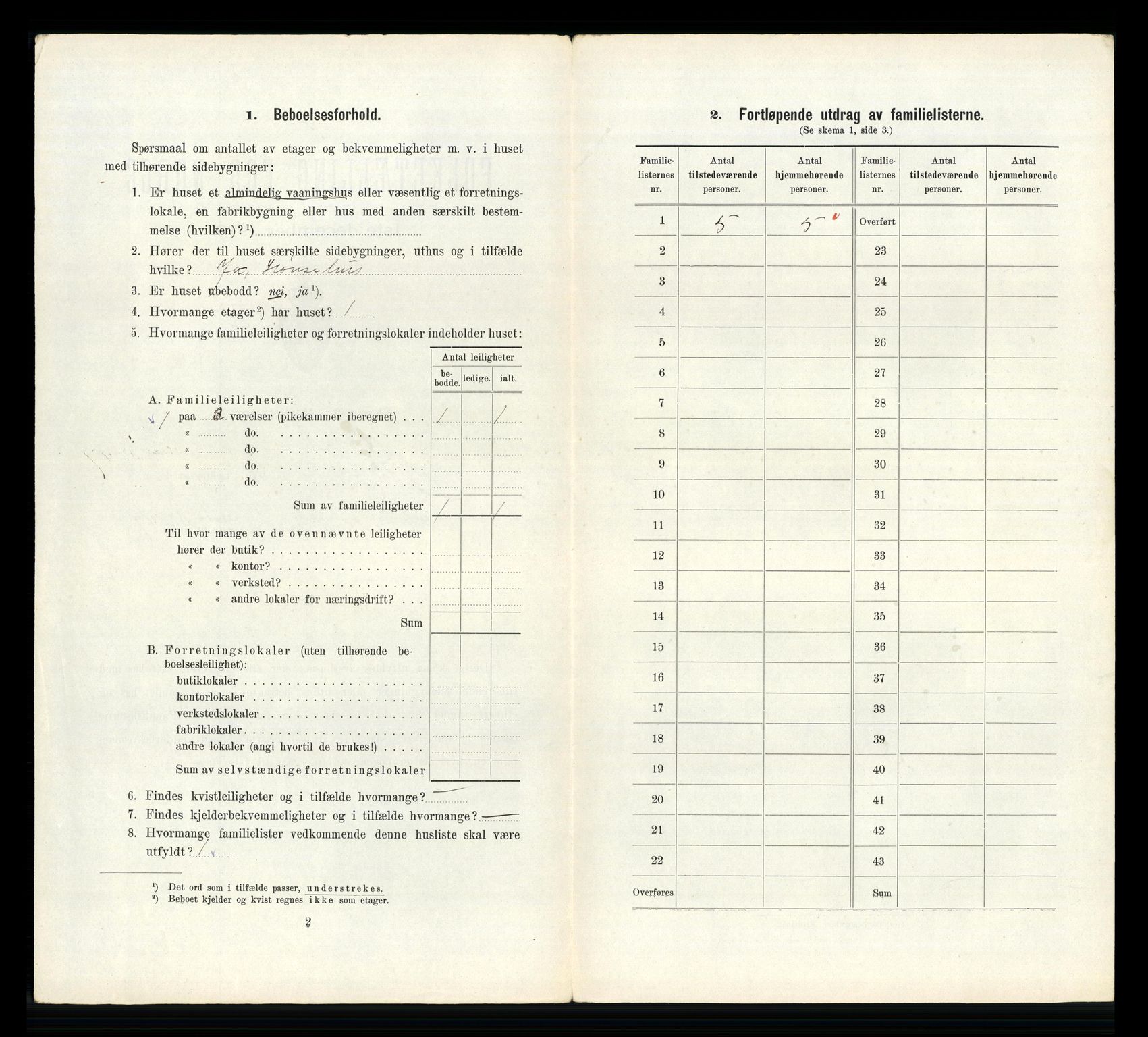 RA, 1910 census for Brevik, 1910, p. 1621