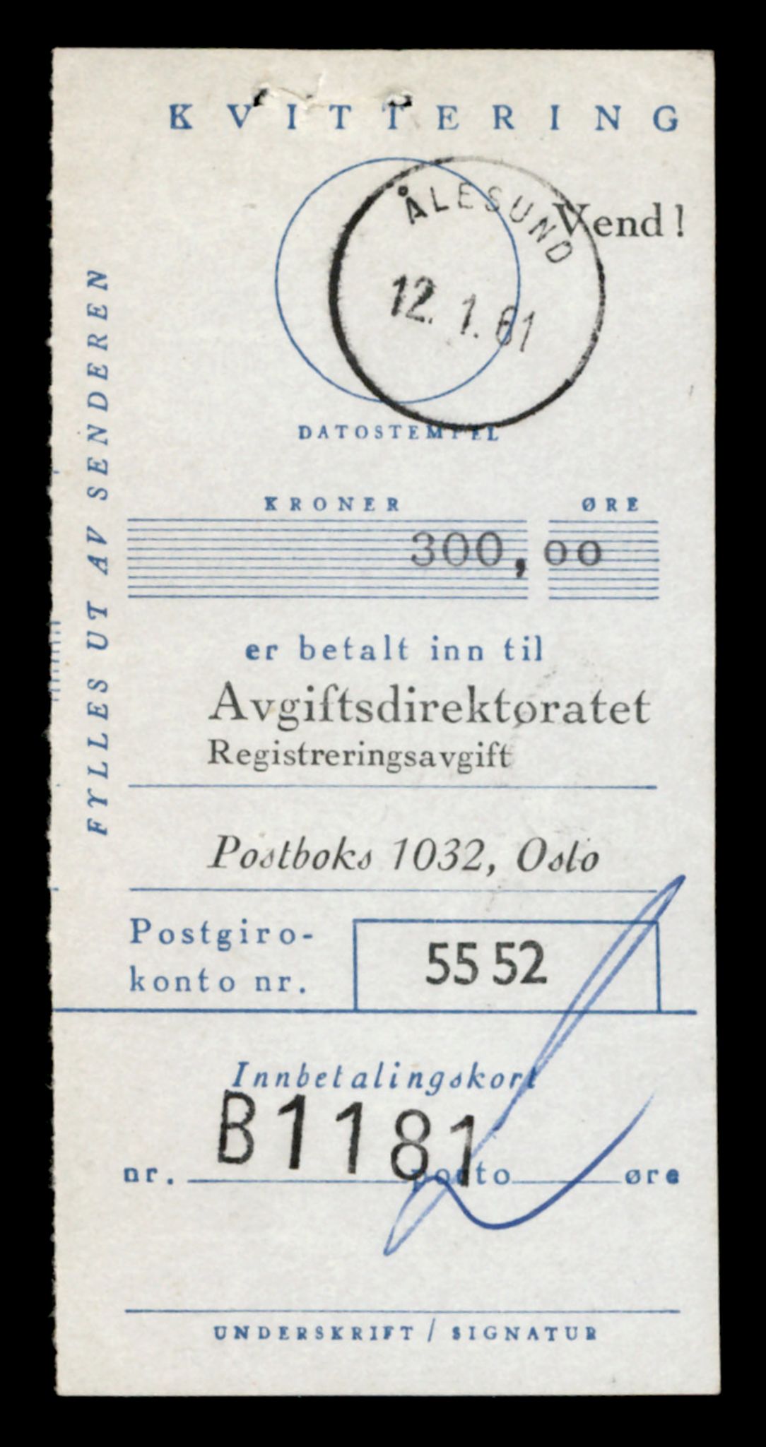 Møre og Romsdal vegkontor - Ålesund trafikkstasjon, SAT/A-4099/F/Fe/L0036: Registreringskort for kjøretøy T 12831 - T 13030, 1927-1998, p. 13