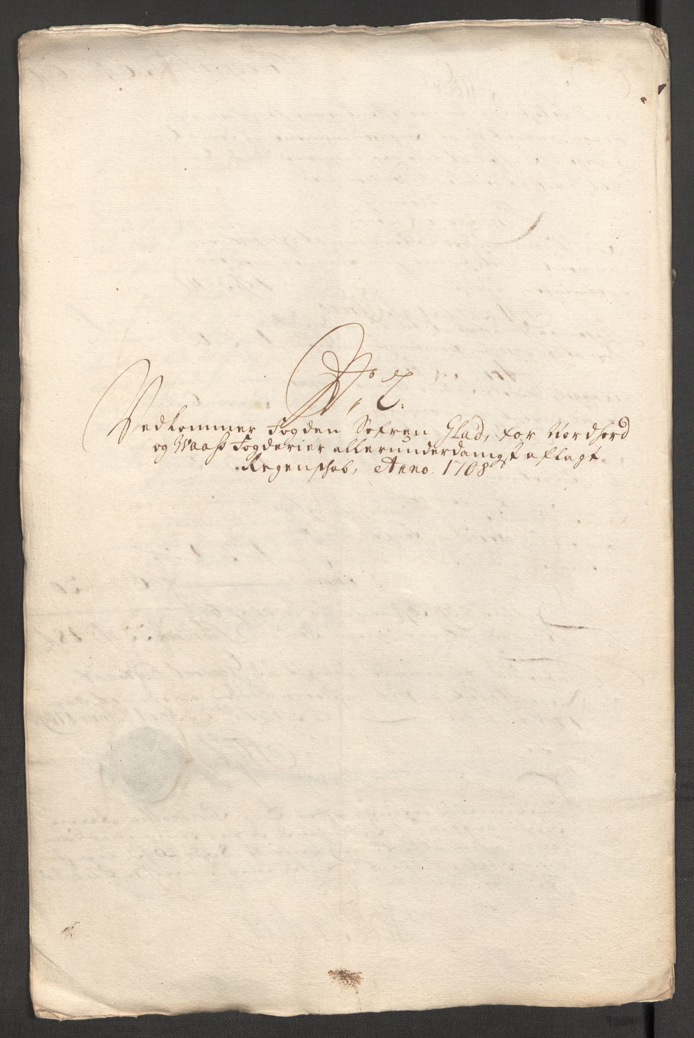 Rentekammeret inntil 1814, Reviderte regnskaper, Fogderegnskap, AV/RA-EA-4092/R51/L3189: Fogderegnskap Nordhordland og Voss, 1708, p. 52