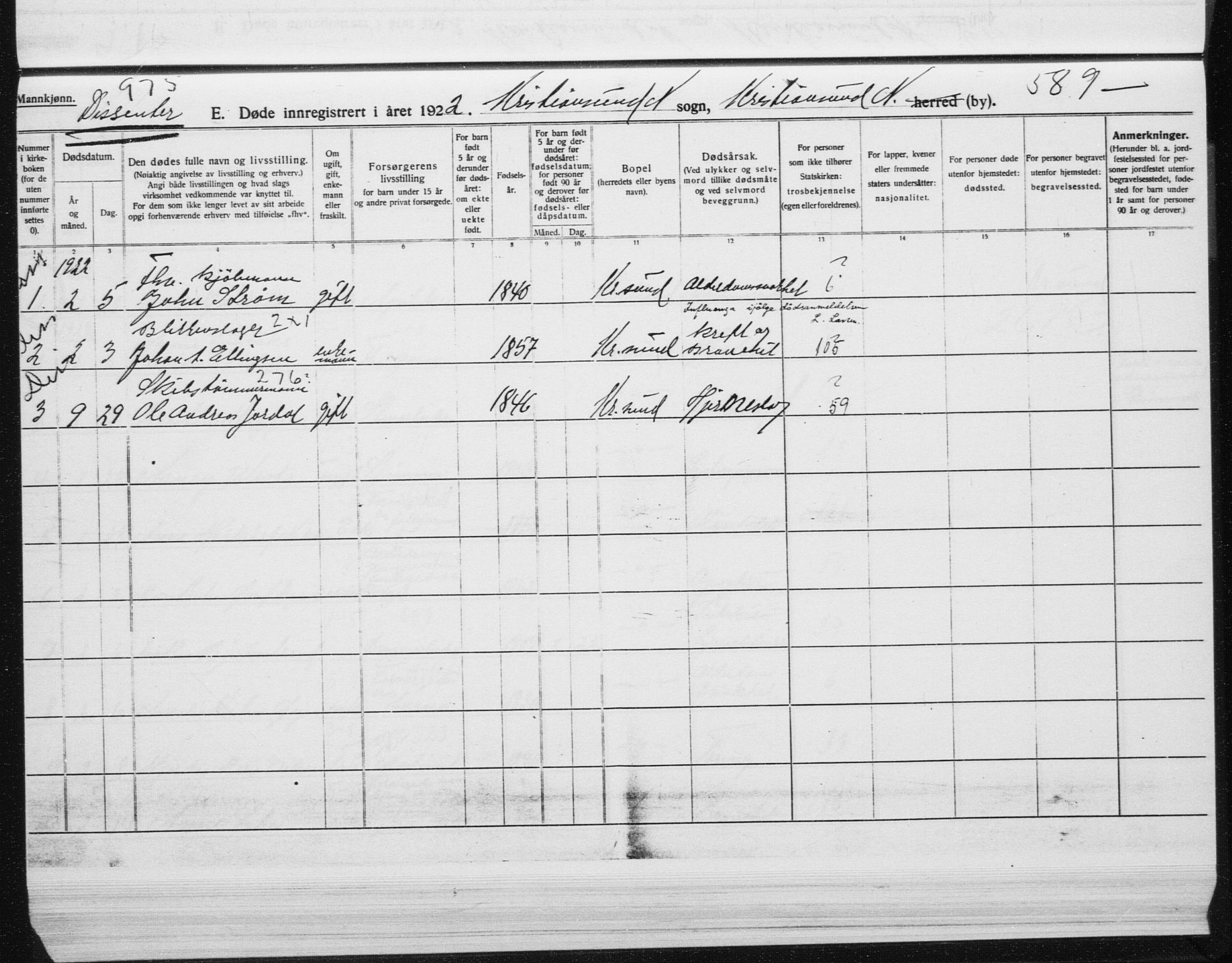 Ministerialprotokoller, klokkerbøker og fødselsregistre - Møre og Romsdal, SAT/A-1454/572/L0863: Parish register (official) no. 572D07, 1917-1935