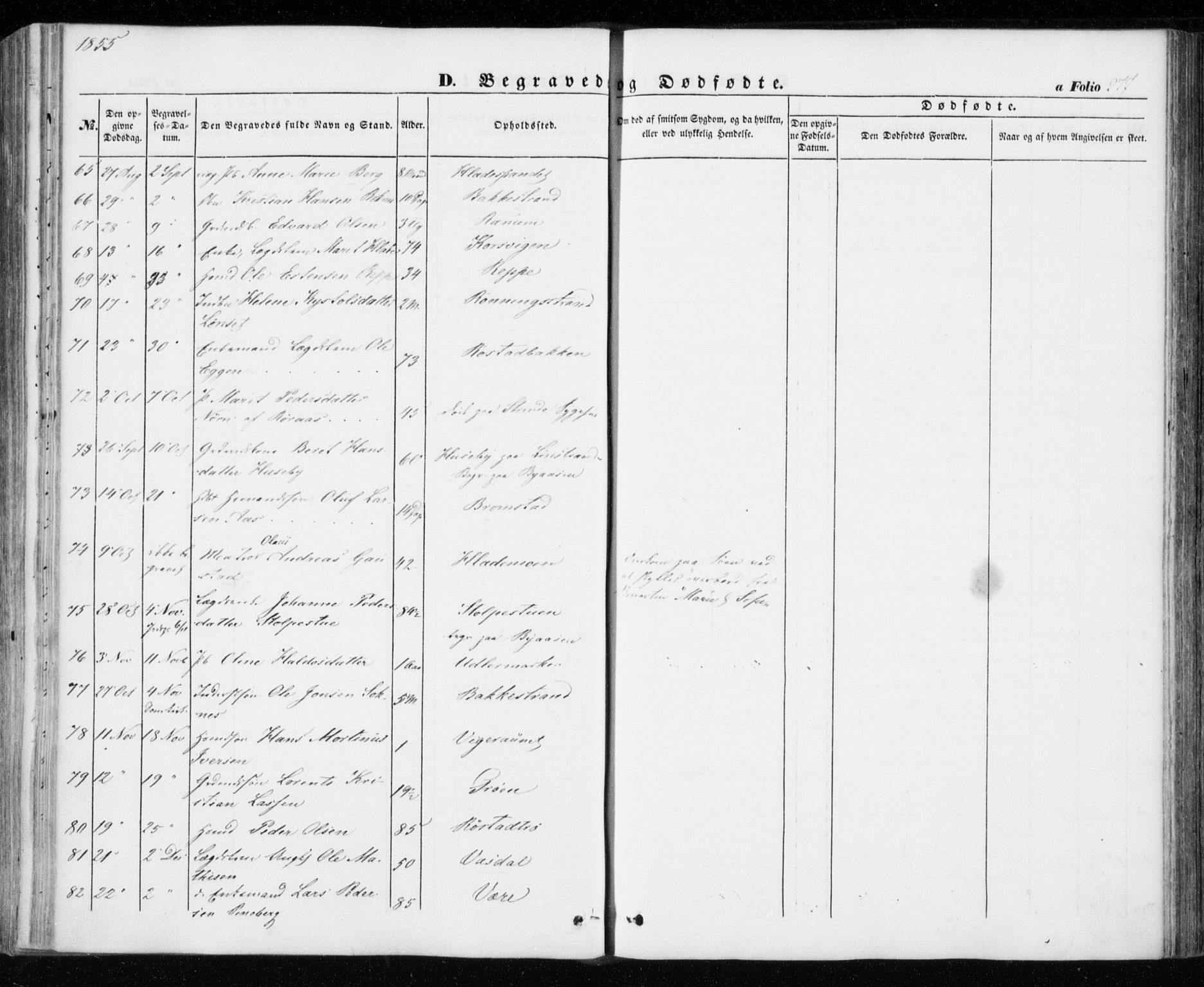 Ministerialprotokoller, klokkerbøker og fødselsregistre - Sør-Trøndelag, AV/SAT-A-1456/606/L0291: Parish register (official) no. 606A06, 1848-1856, p. 277