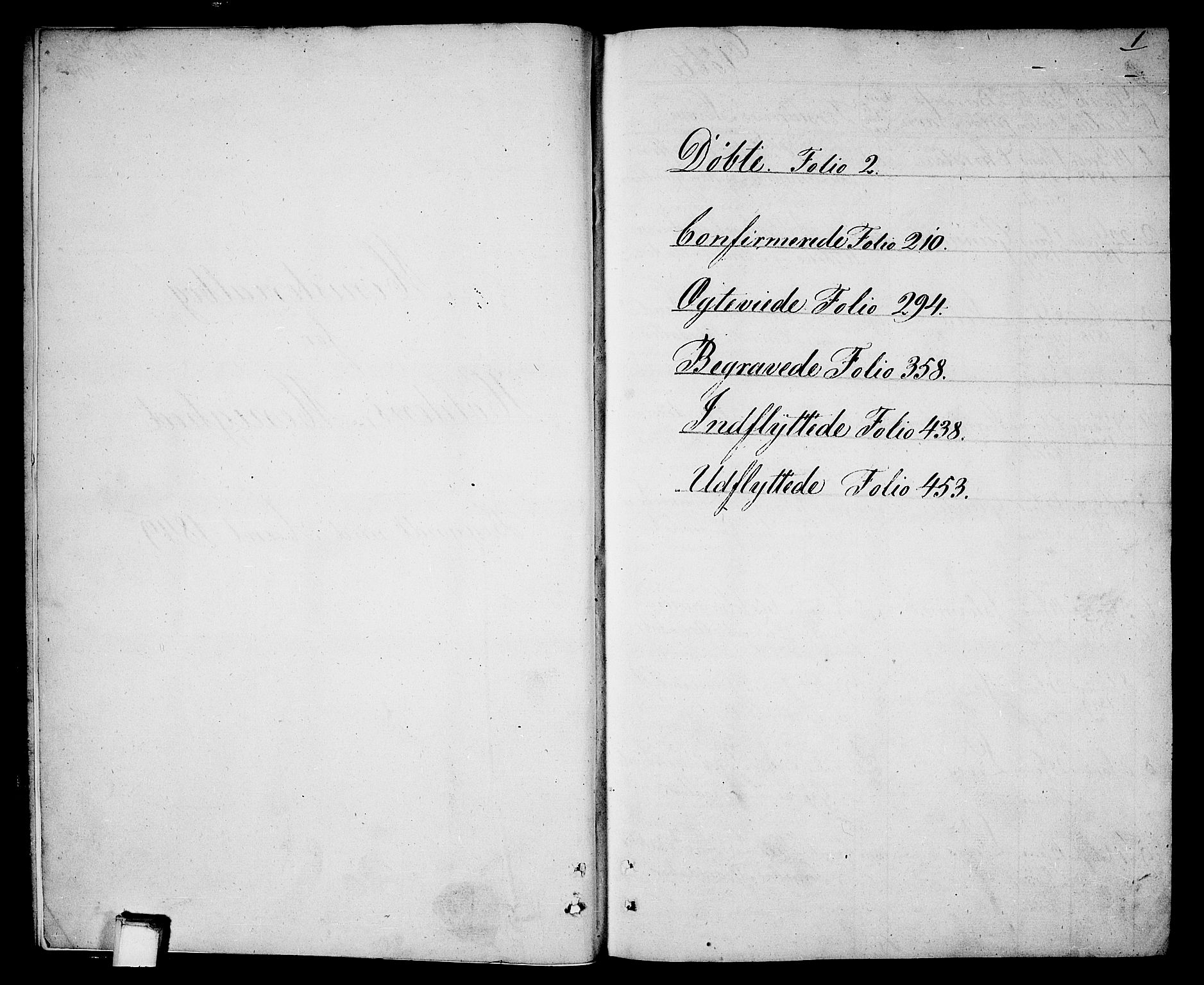 Holla kirkebøker, SAKO/A-272/G/Ga/L0003: Parish register (copy) no. I 3, 1849-1866, p. 1