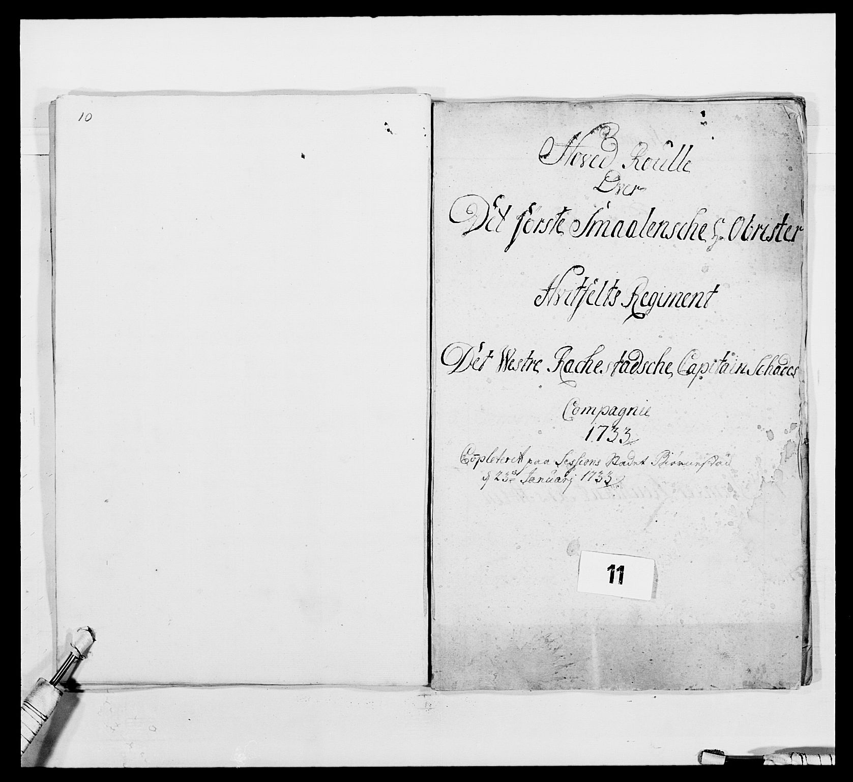Kommanderende general (KG I) med Det norske krigsdirektorium, AV/RA-EA-5419/E/Ea/L0495: 1. Smålenske regiment, 1732-1763, p. 117