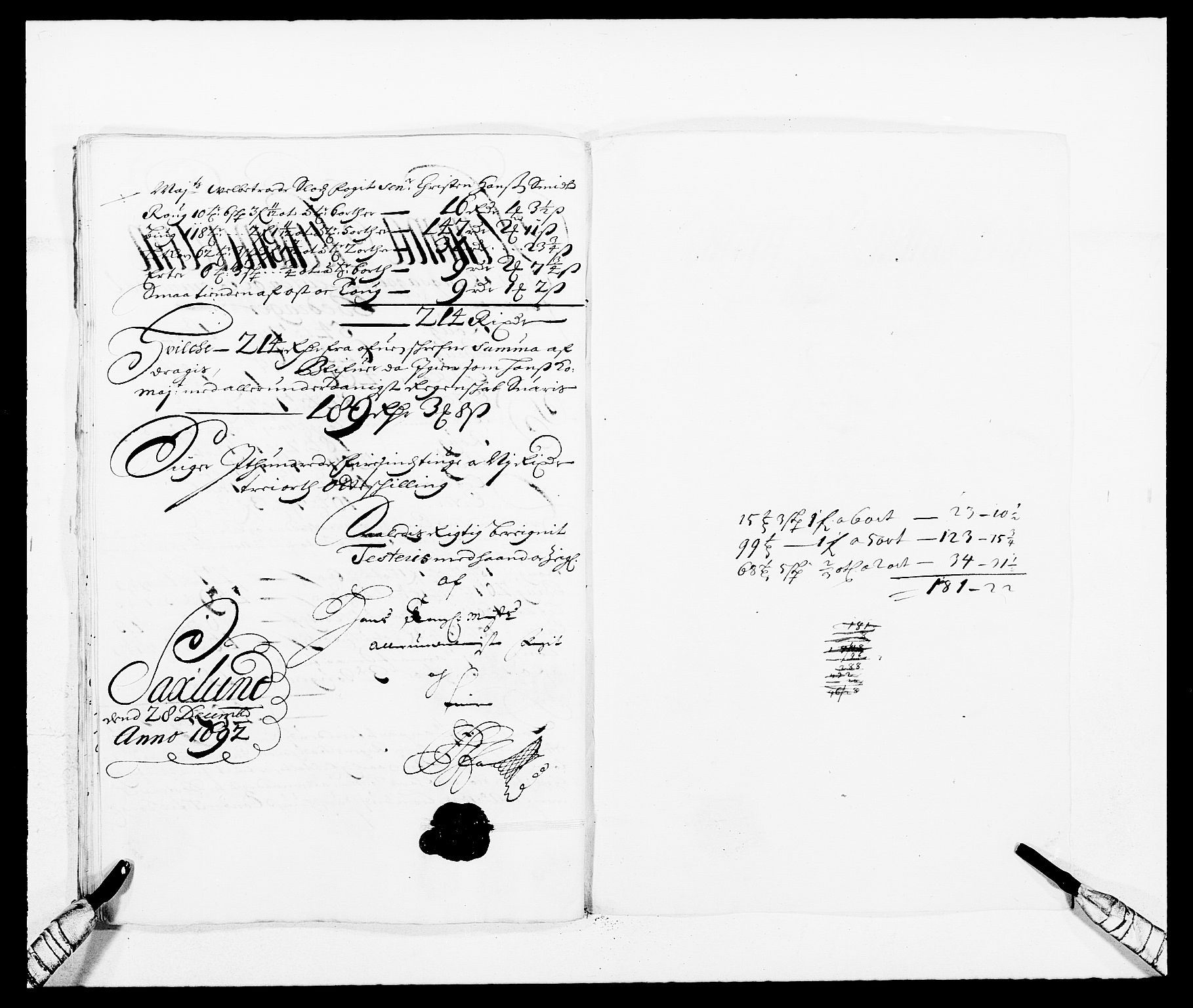 Rentekammeret inntil 1814, Reviderte regnskaper, Fogderegnskap, AV/RA-EA-4092/R16/L1031: Fogderegnskap Hedmark, 1689-1692, p. 75