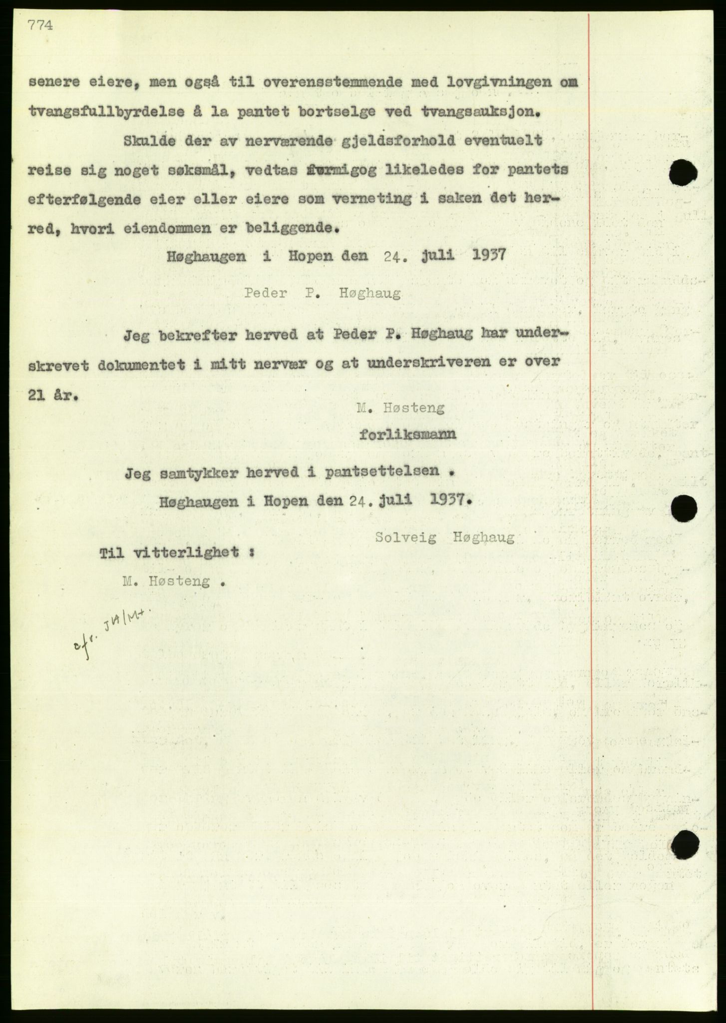 Nordmøre sorenskriveri, AV/SAT-A-4132/1/2/2Ca/L0091: Mortgage book no. B81, 1937-1937, Diary no: : 1951/1937