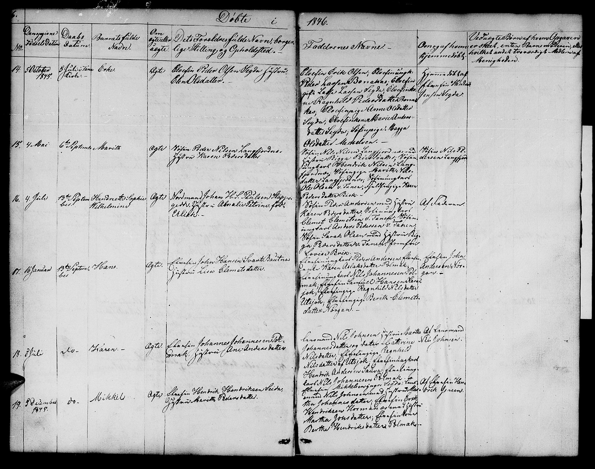 Nesseby sokneprestkontor, SATØ/S-1330/H/Hb/L0005klokker: Parish register (copy) no. 5, 1846-1852, p. 6-7