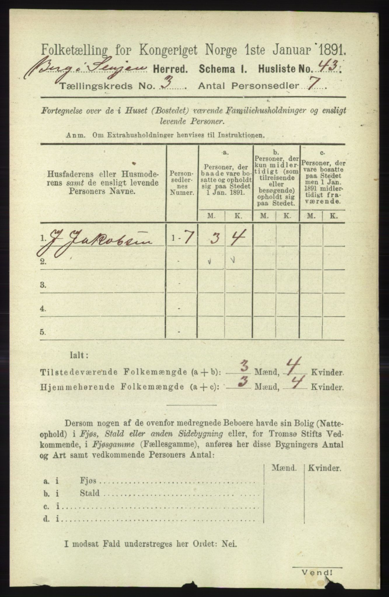 RA, 1891 census for 1929 Berg, 1891, p. 1014