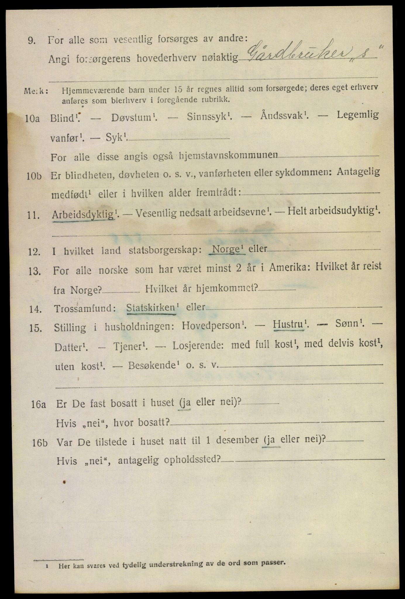 SAKO, 1920 census for Lier, 1920, p. 17261