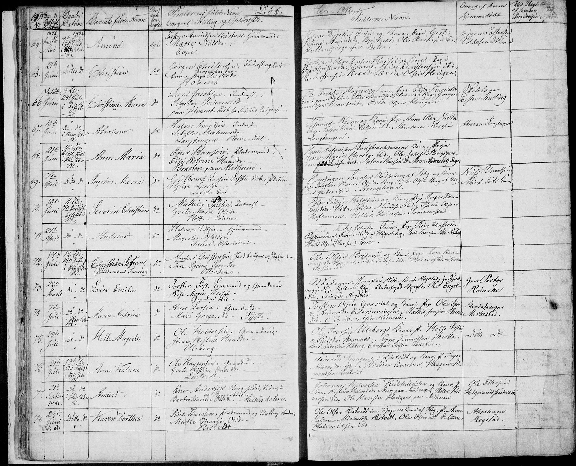 Sandsvær kirkebøker, AV/SAKO-A-244/F/Fa/L0005: Parish register (official) no. I 5, 1840-1856, p. 38-39