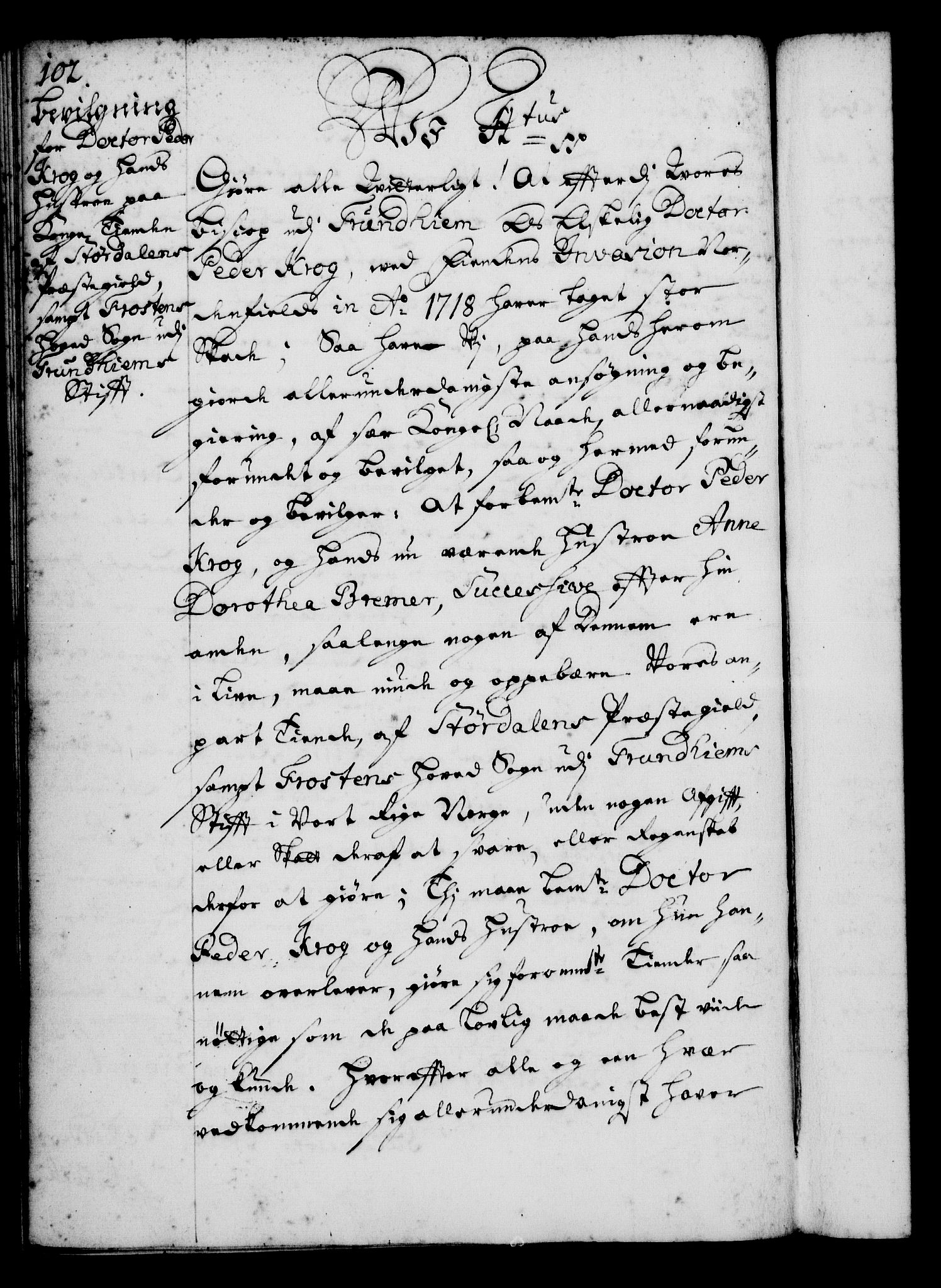 Rentekammeret, Kammerkanselliet, RA/EA-3111/G/Gg/Gga/L0001: Norsk ekspedisjonsprotokoll med register (merket RK 53.1), 1720-1723, p. 102