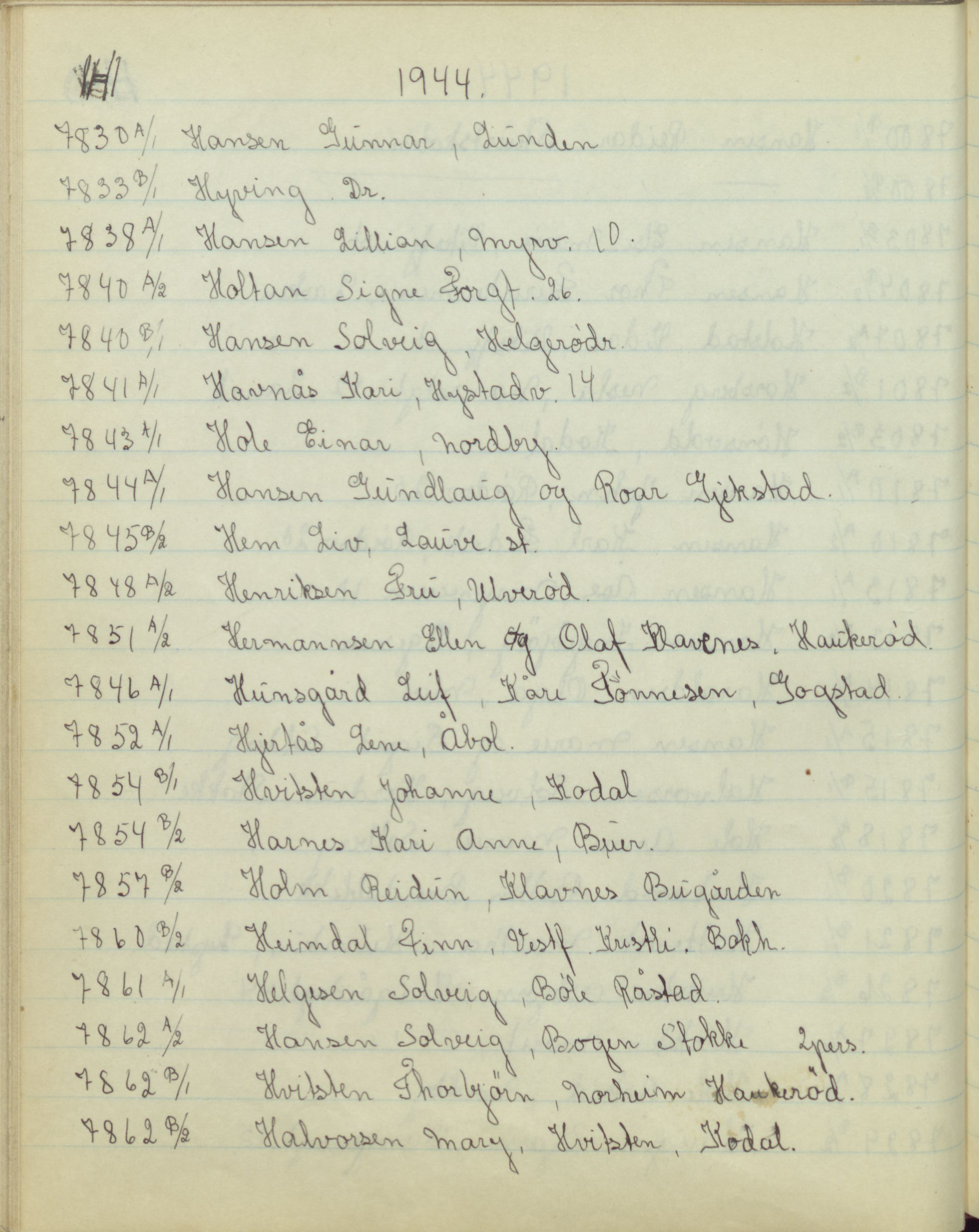 Pa 1494 - Jørgensen, Antonius. Fotograf, VEMU/A-2760/F/Fb, 1927-1984, p. 4545