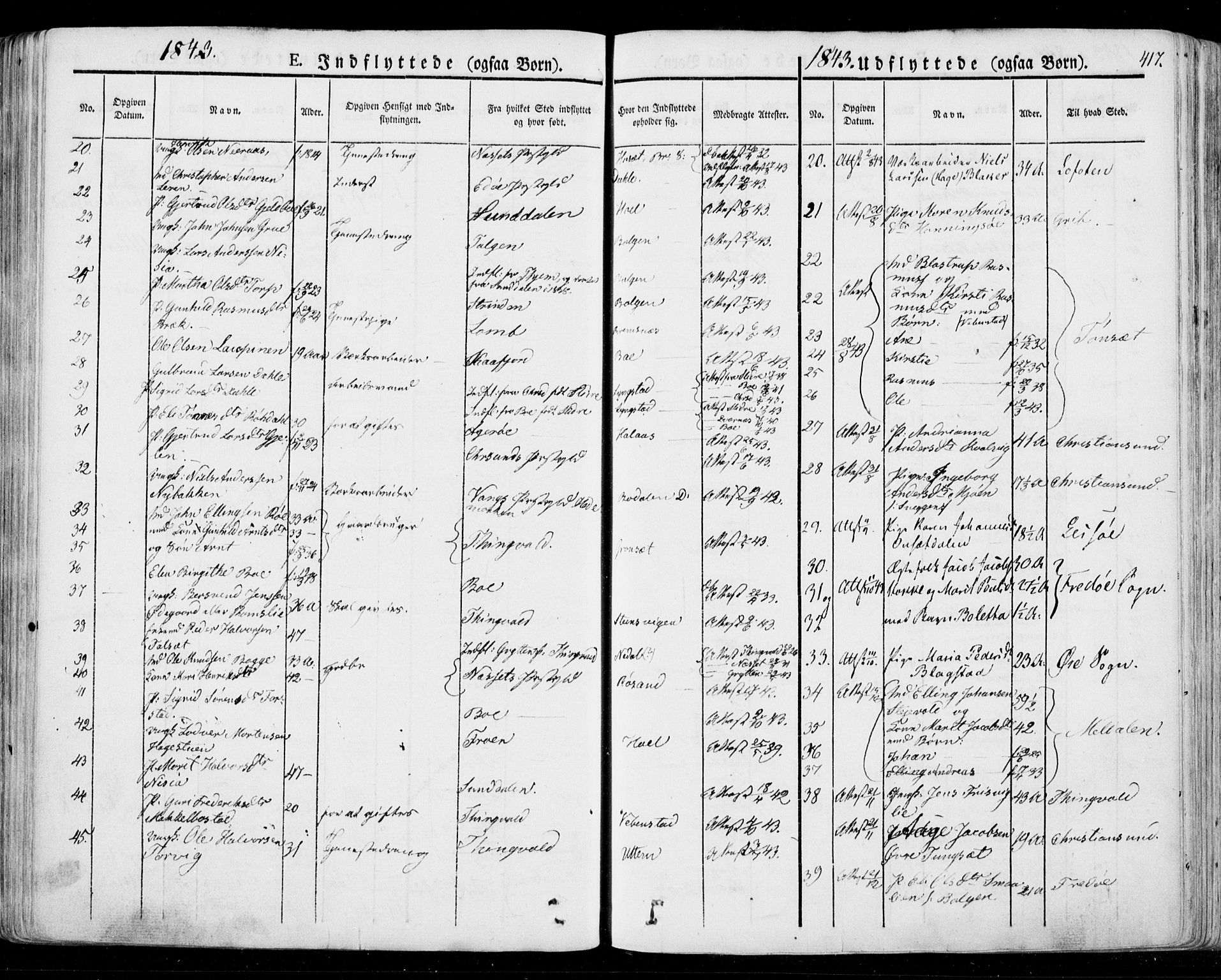 Ministerialprotokoller, klokkerbøker og fødselsregistre - Møre og Romsdal, AV/SAT-A-1454/568/L0803: Parish register (official) no. 568A10, 1830-1853, p. 417