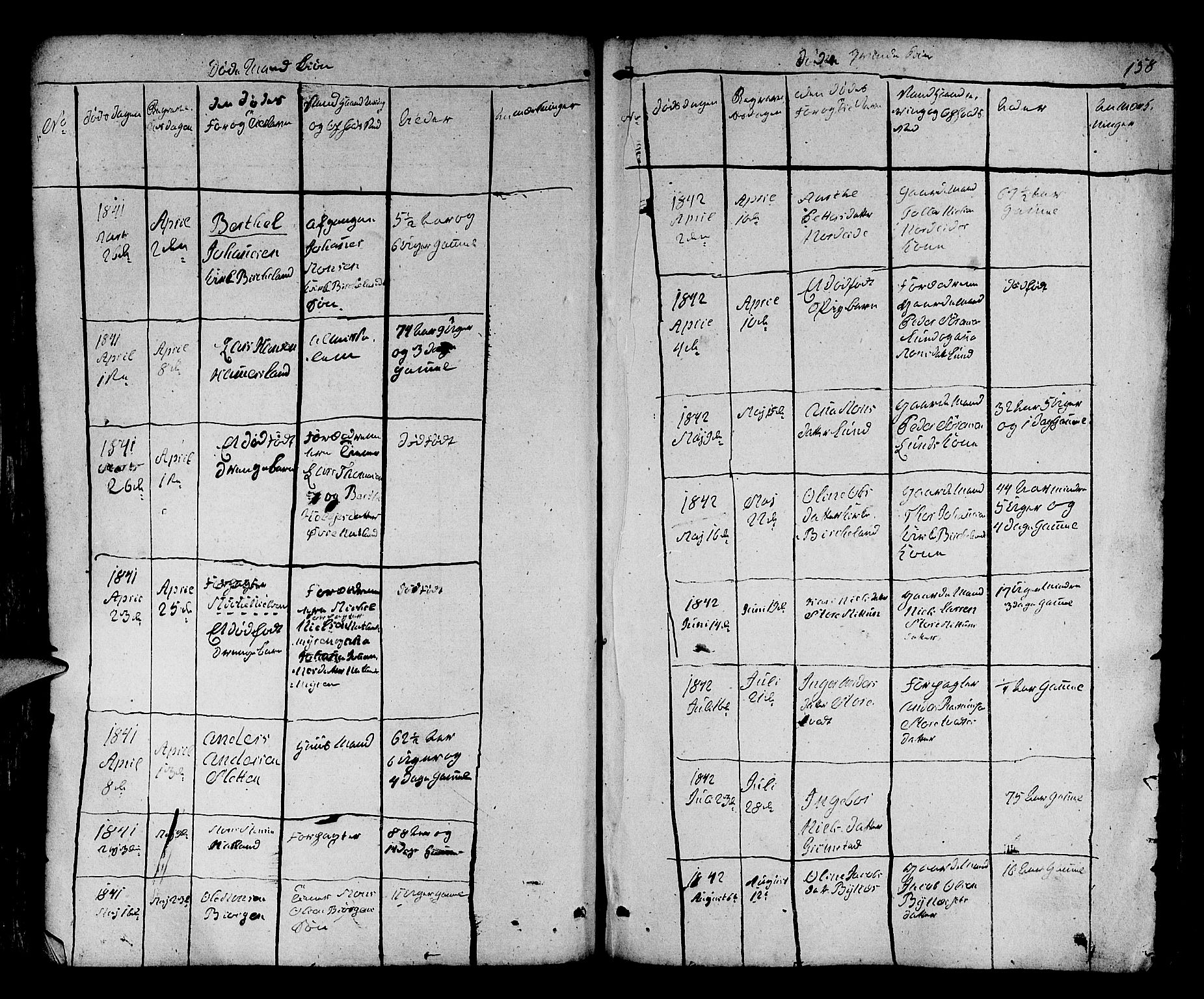 Fana Sokneprestembete, SAB/A-75101/H/Hab/Habb/L0001: Parish register (copy) no. B 1, 1837-1855, p. 158