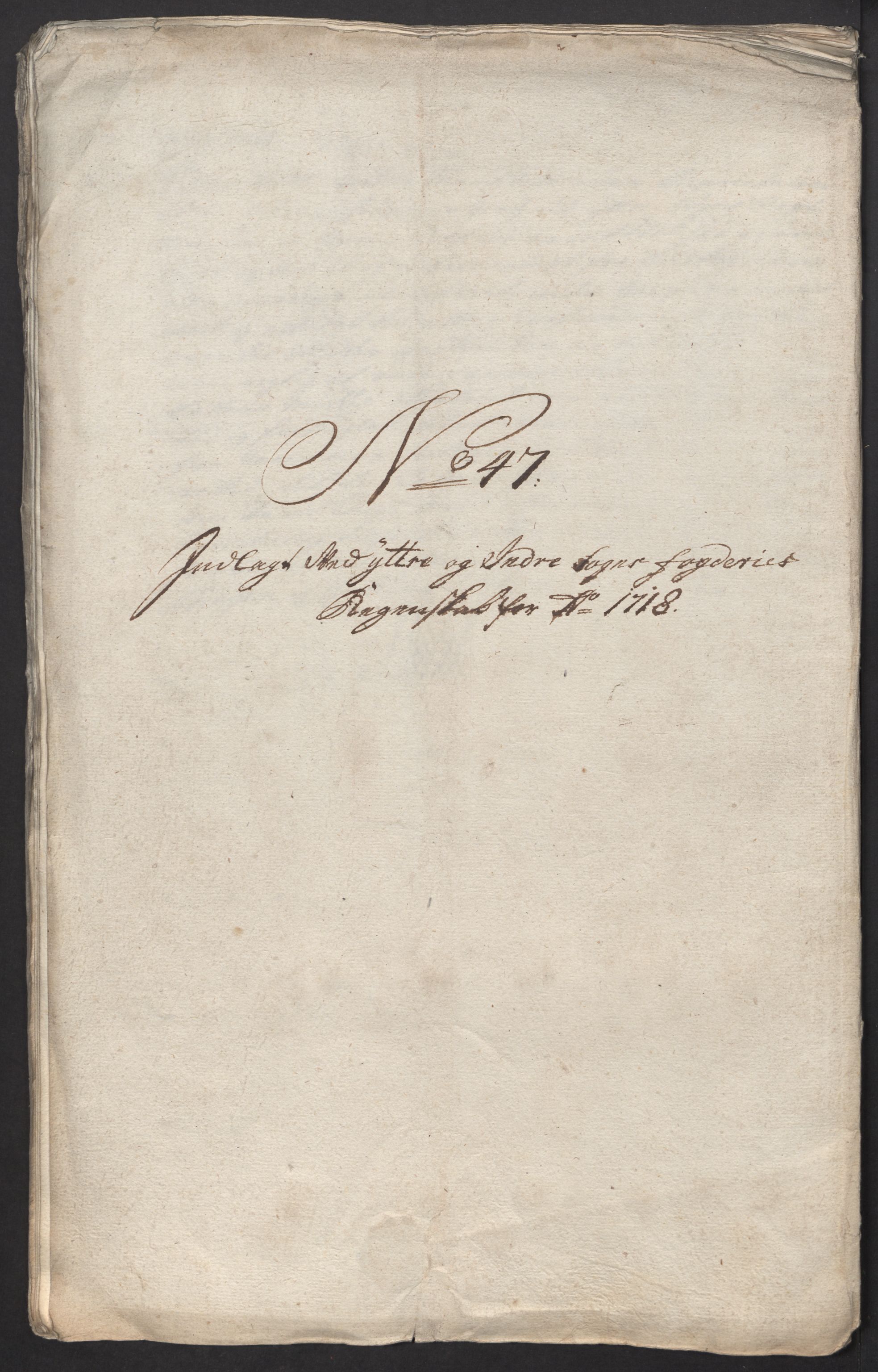 Rentekammeret inntil 1814, Reviderte regnskaper, Fogderegnskap, RA/EA-4092/R52/L3321: Fogderegnskap Sogn, 1717-1718, p. 751