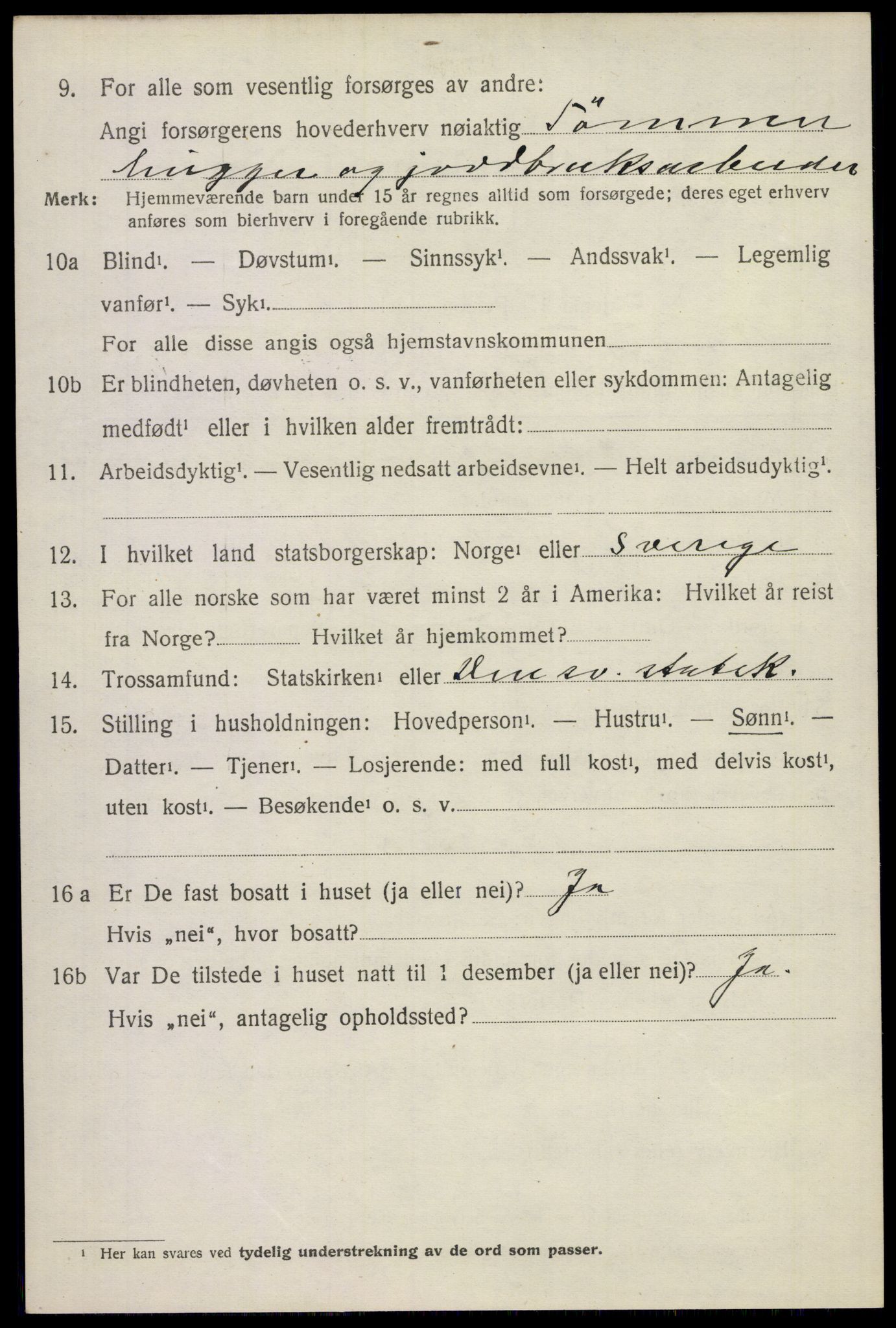 SAKO, 1920 census for Ramnes, 1920, p. 6353