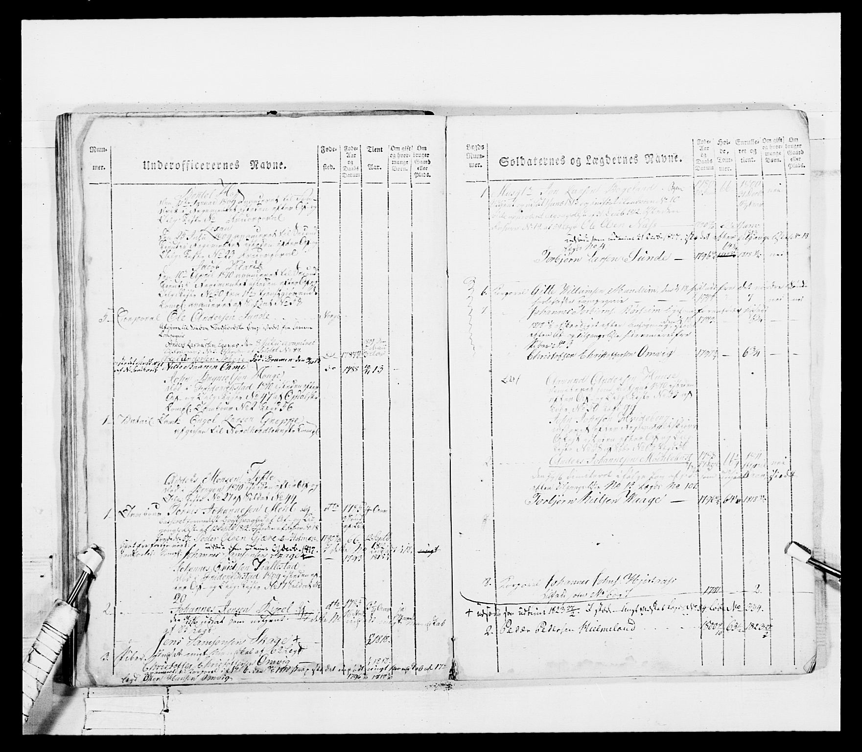 Generalitets- og kommissariatskollegiet, Det kongelige norske kommissariatskollegium, AV/RA-EA-5420/E/Eh/L0099: Bergenhusiske nasjonale infanteriregiment, 1812, p. 333