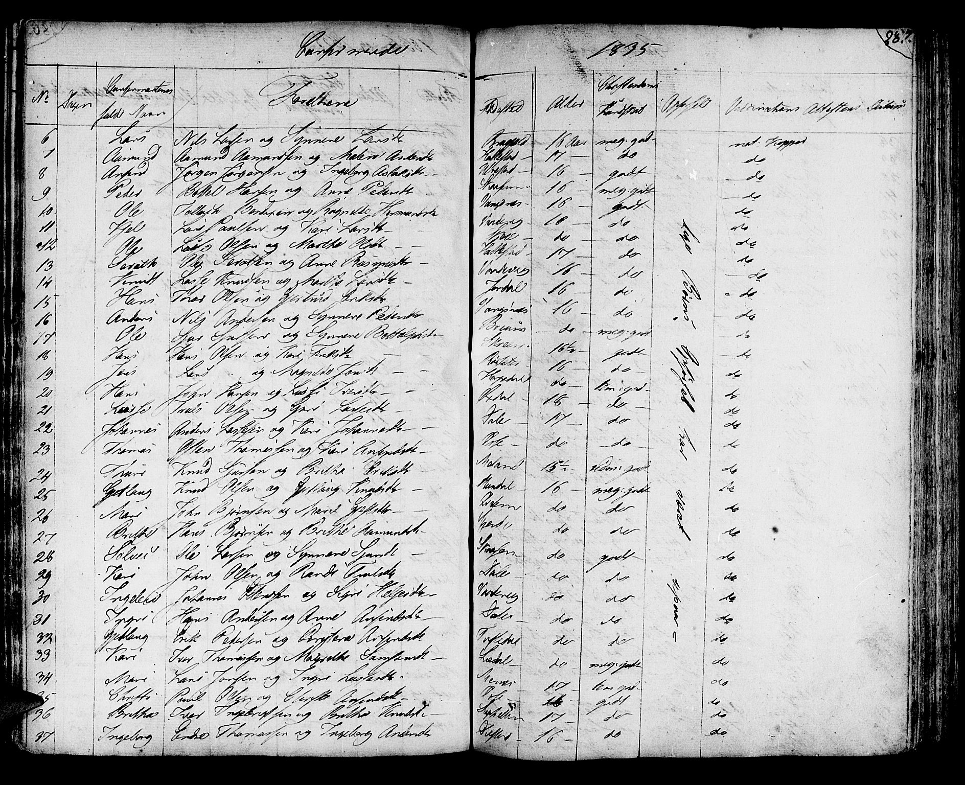 Leikanger sokneprestembete, AV/SAB-A-81001/H/Haa/Haaa/L0006: Parish register (official) no. A 6, 1810-1838, p. 287