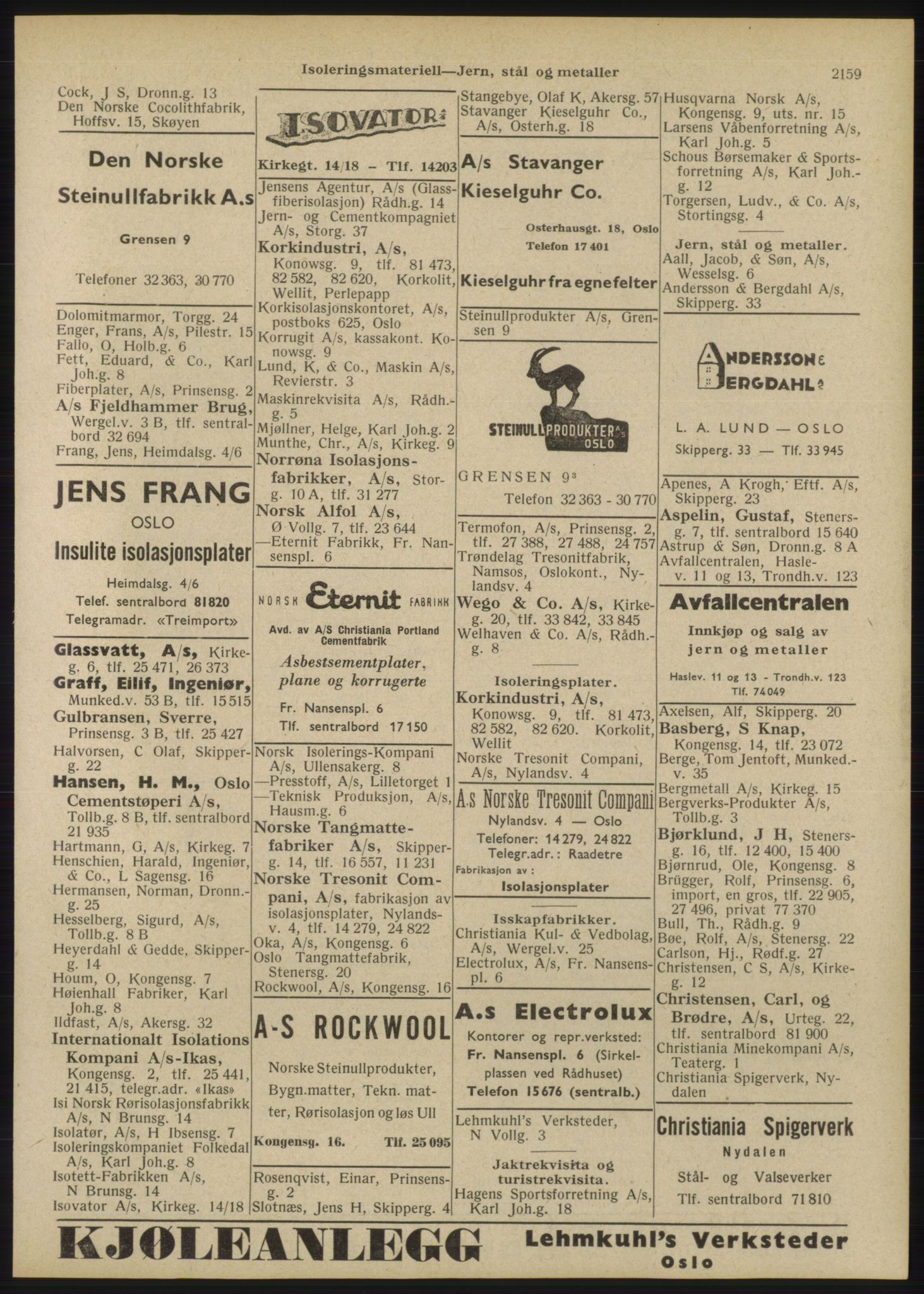 Kristiania/Oslo adressebok, PUBL/-, 1946, p. 2159