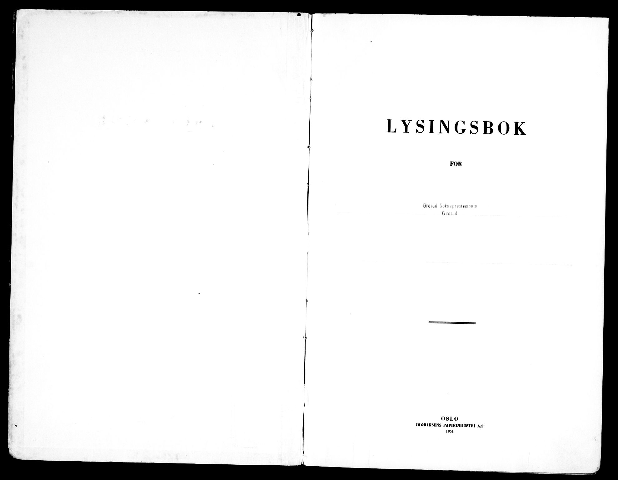 Grorud prestekontor Kirkebøker, SAO/A-10847/H/Ha/L0001: Banns register no. 1, 1952-1966