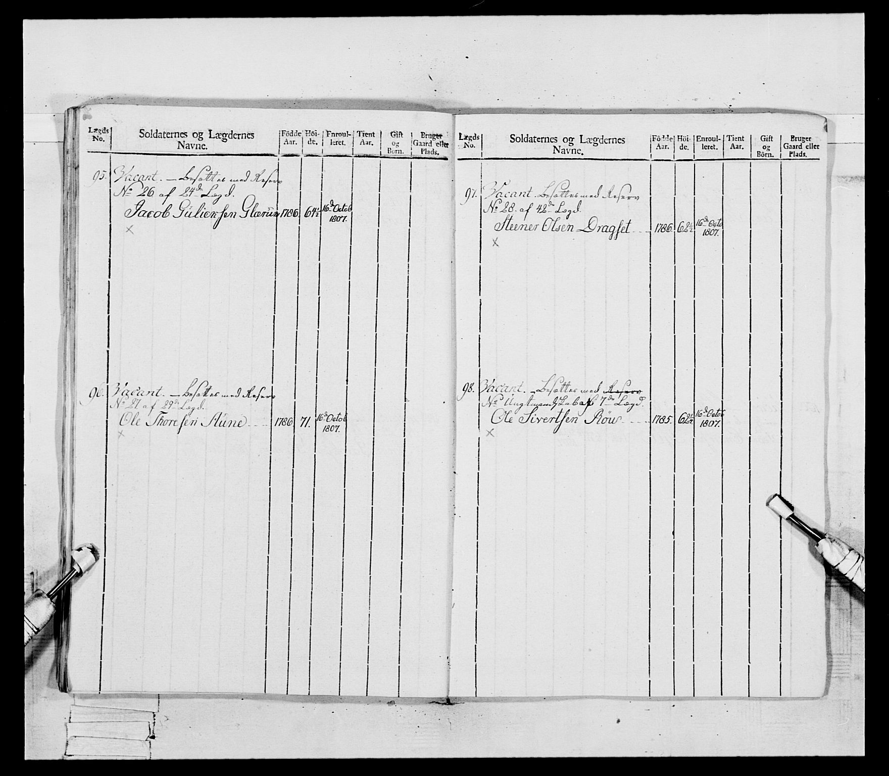 Generalitets- og kommissariatskollegiet, Det kongelige norske kommissariatskollegium, AV/RA-EA-5420/E/Eh/L0081: 2. Trondheimske nasjonale infanteriregiment, 1801-1804, p. 140