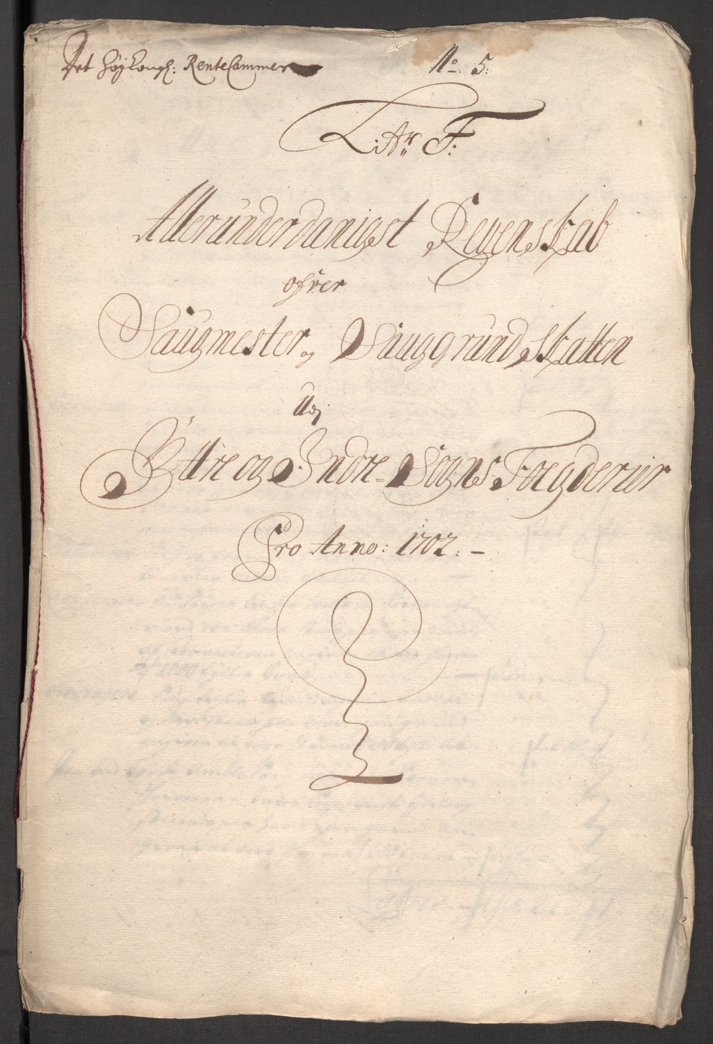 Rentekammeret inntil 1814, Reviderte regnskaper, Fogderegnskap, AV/RA-EA-4092/R52/L3312: Fogderegnskap Sogn, 1702, p. 121