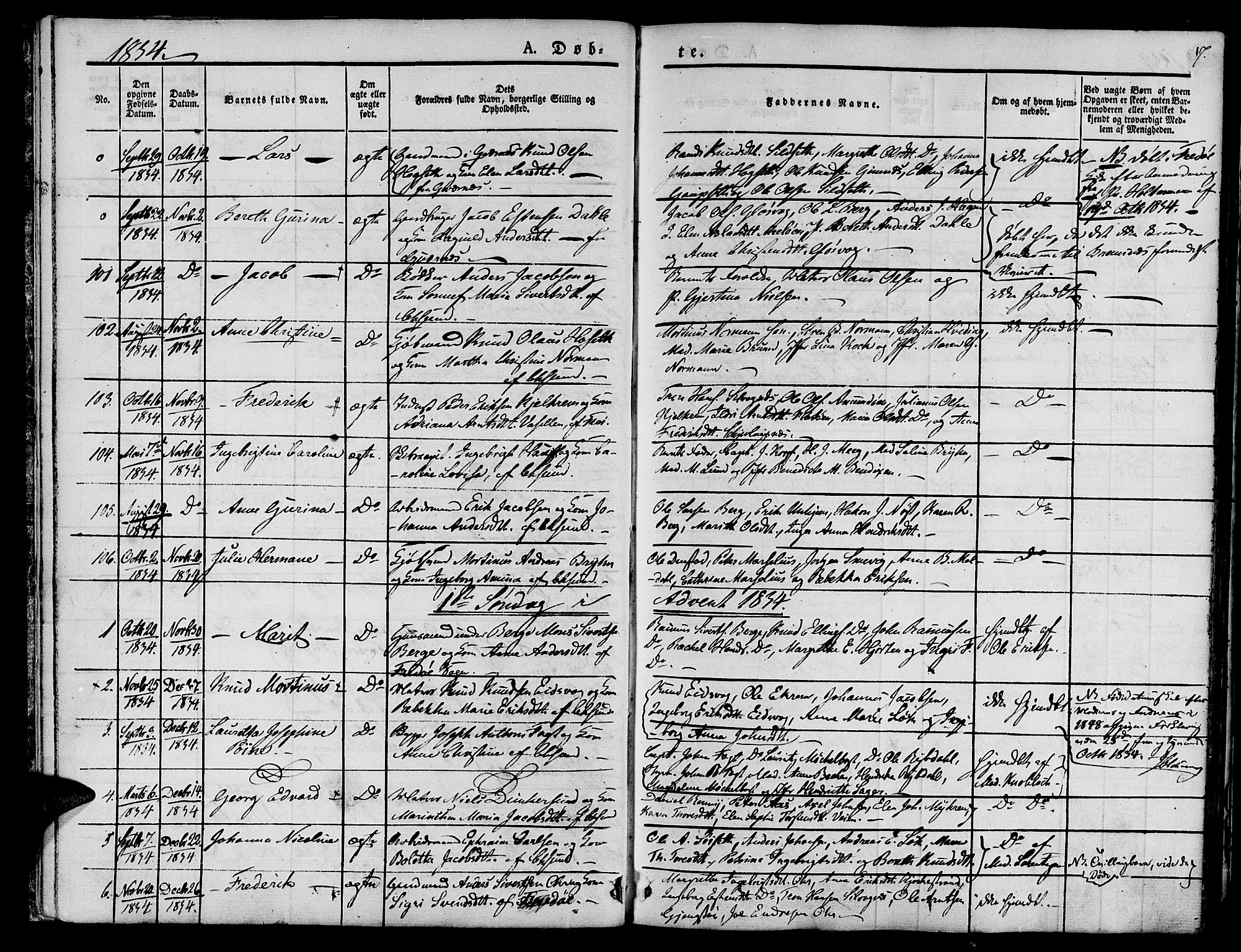 Ministerialprotokoller, klokkerbøker og fødselsregistre - Møre og Romsdal, SAT/A-1454/572/L0843: Parish register (official) no. 572A06, 1832-1842, p. 17
