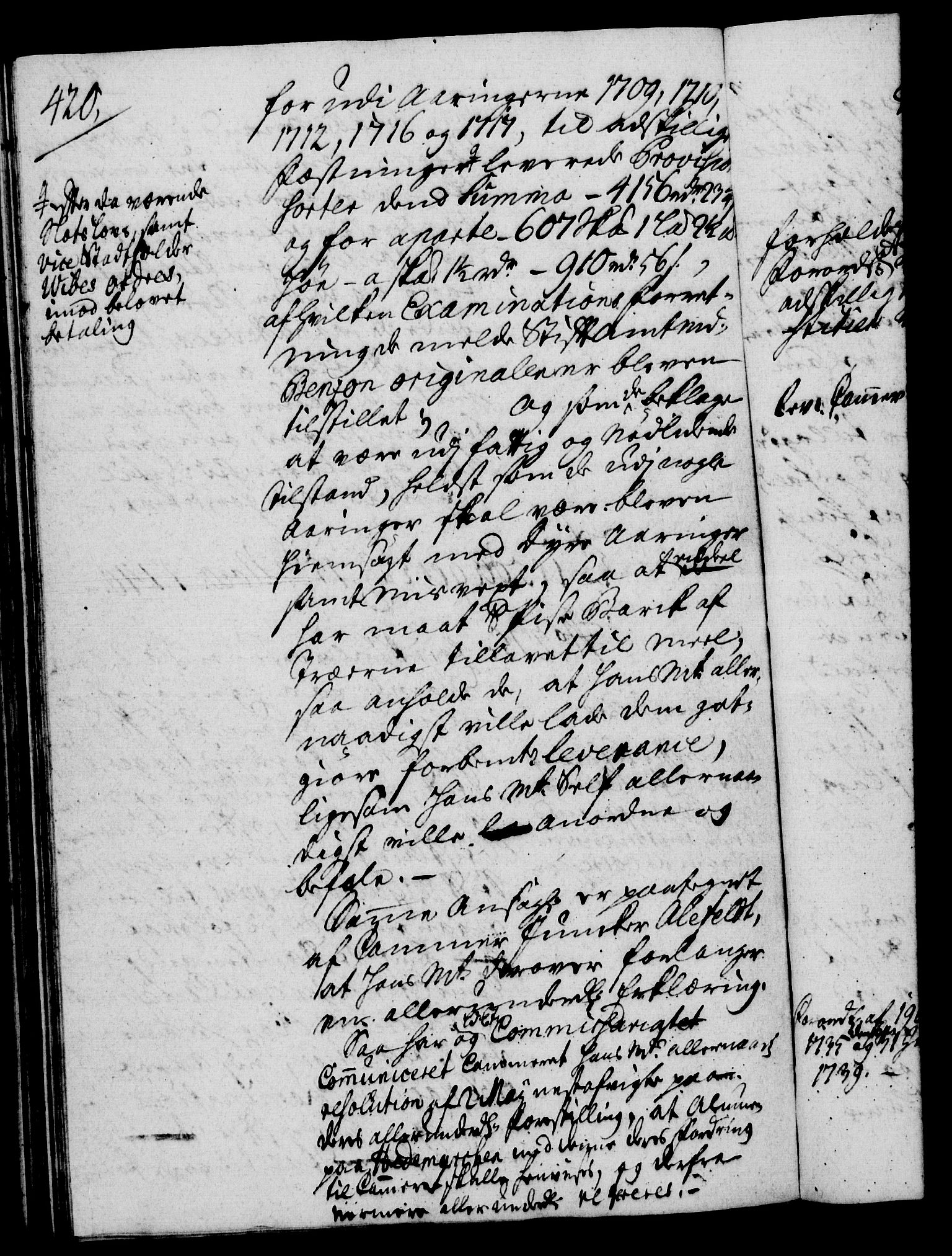 Rentekammeret, Kammerkanselliet, RA/EA-3111/G/Gh/Gha/L0022: Norsk ekstraktmemorialprotokoll (merket RK 53.67), 1739-1741, p. 420