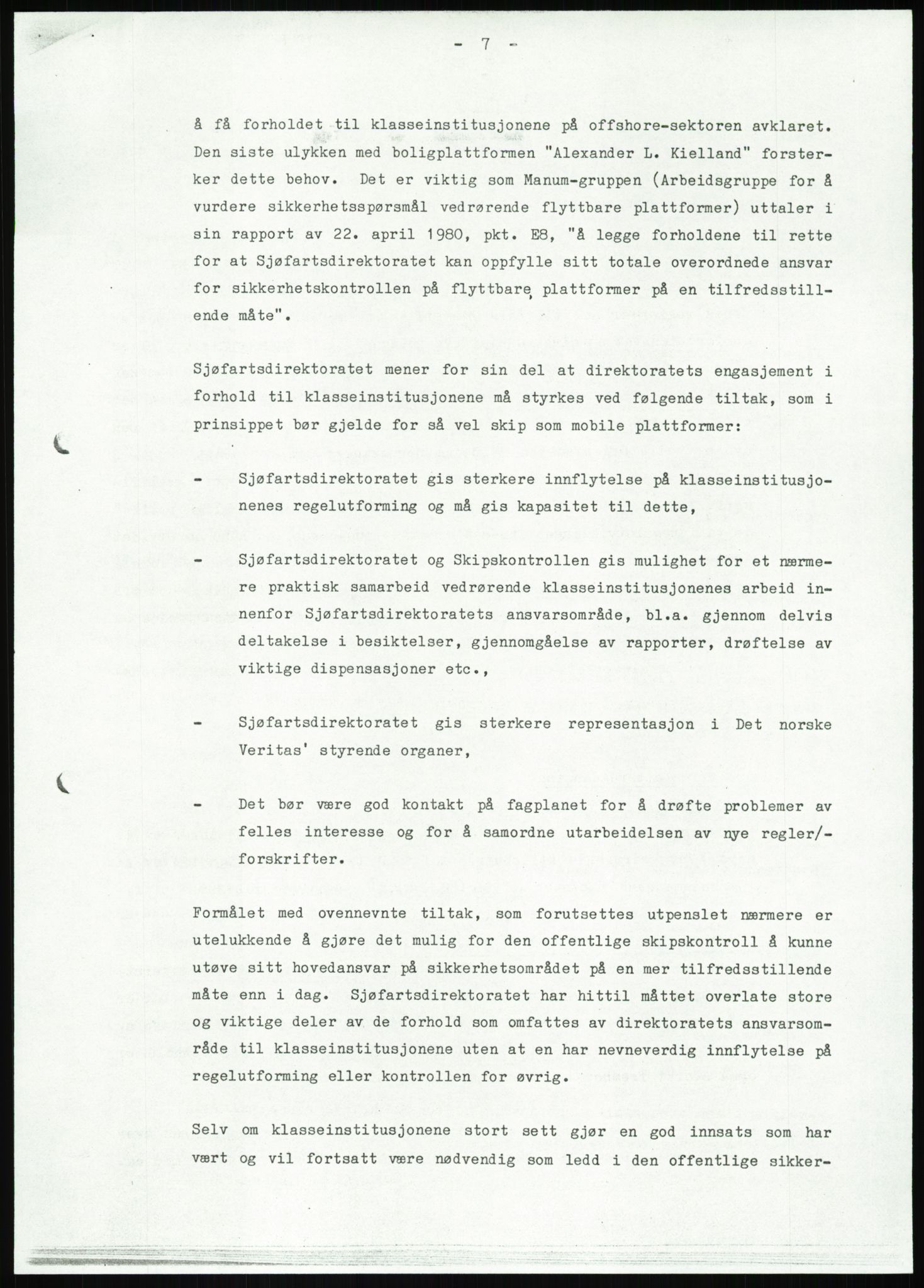 Justisdepartementet, Granskningskommisjonen ved Alexander Kielland-ulykken 27.3.1980, AV/RA-S-1165/D/L0013: H Sjøfartsdirektoratet og Skipskontrollen (H25-H43, H45, H47-H48, H50, H52)/I Det norske Veritas (I34, I41, I47), 1980-1981, p. 134