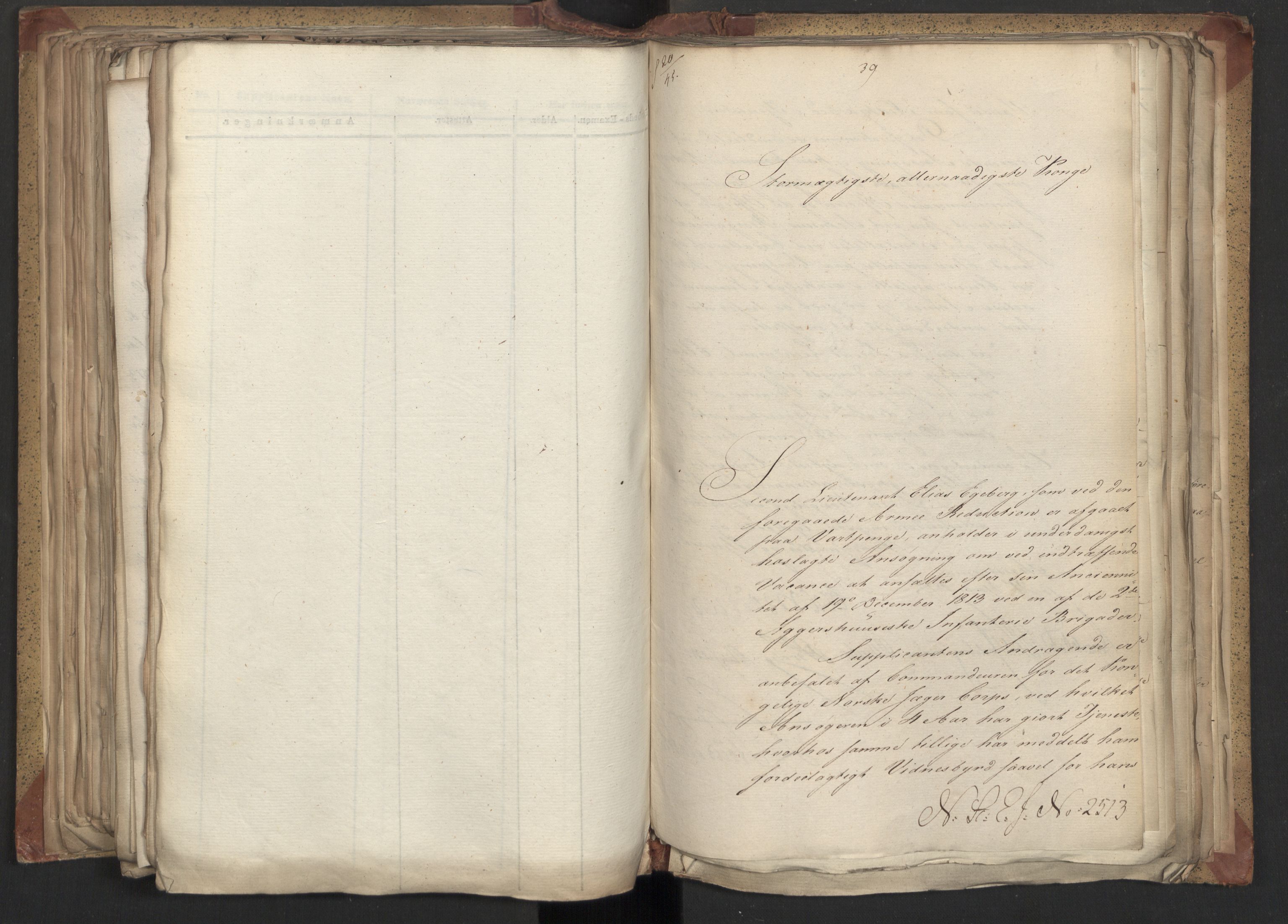 Statsrådsavdelingen i Stockholm, AV/RA-S-1003/D/Da/L0011: Regjeringsinnstillinger nr. 2393-2586, 1817, p. 310