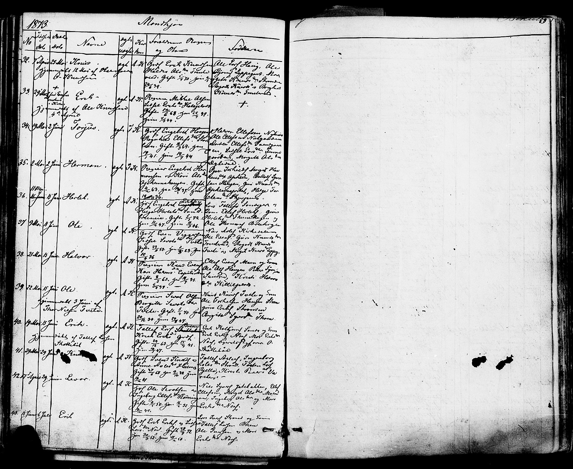 Ål kirkebøker, AV/SAKO-A-249/F/Fa/L0007: Parish register (official) no. I 7, 1865-1881, p. 59