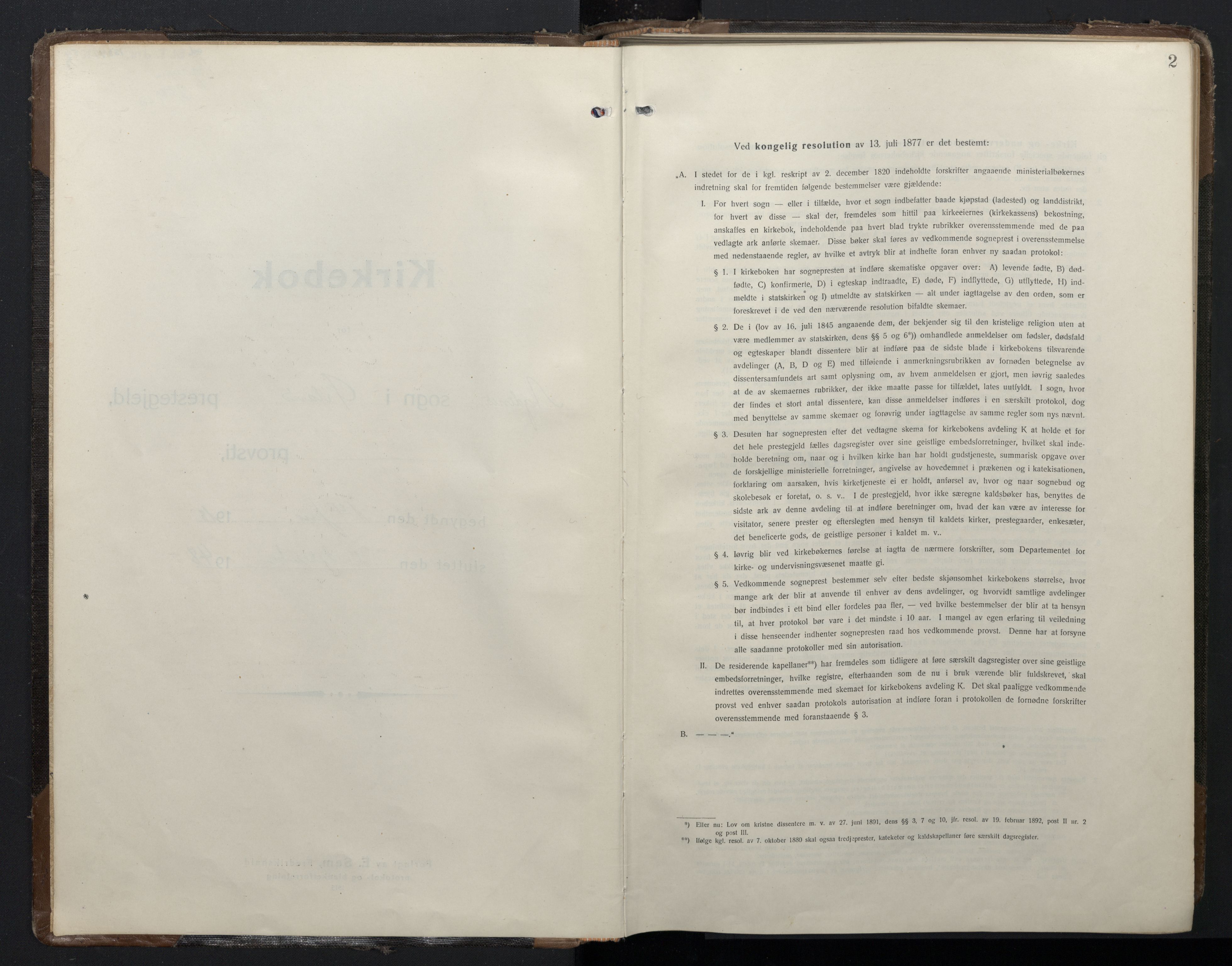 Ministerialprotokoller, klokkerbøker og fødselsregistre - Sør-Trøndelag, SAT/A-1456/662/L0758: Parish register (copy) no. 662C03, 1918-1948, p. 2