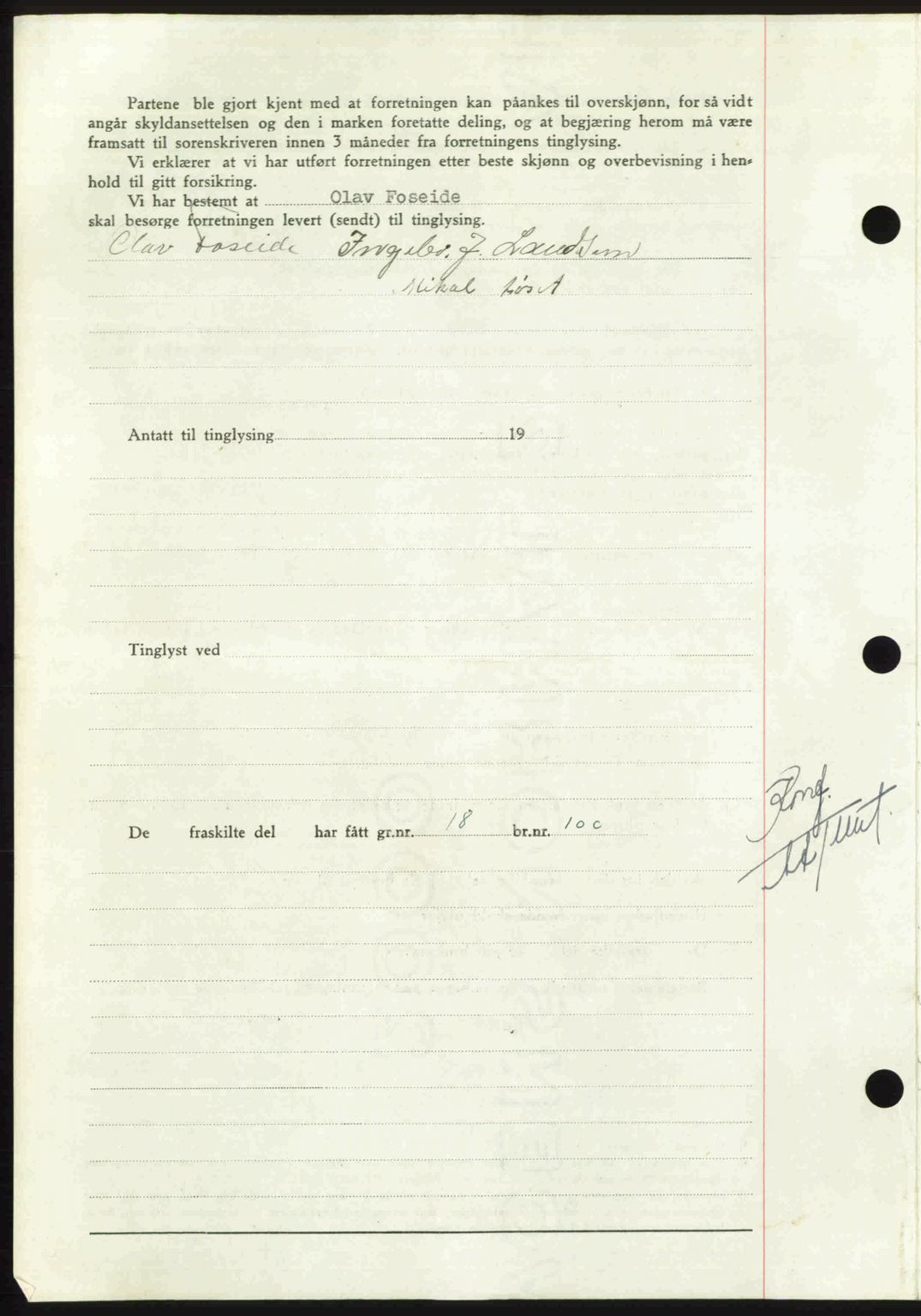 Nordmøre sorenskriveri, AV/SAT-A-4132/1/2/2Ca: Mortgage book no. A116, 1950-1950, Diary no: : 2968/1950