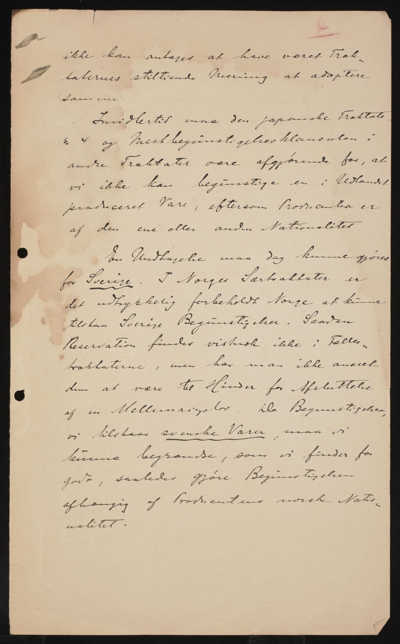 Utenriksdepartementet, AV/RA-S-2259, 1873-1919, p. 529