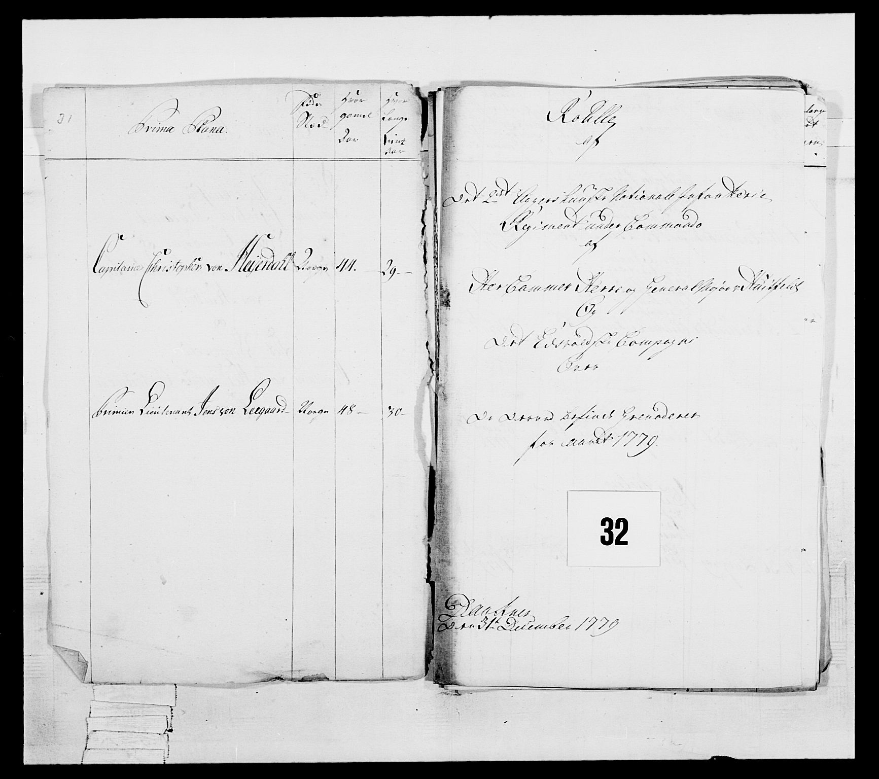 Generalitets- og kommissariatskollegiet, Det kongelige norske kommissariatskollegium, AV/RA-EA-5420/E/Eh/L0044: 2. Akershusiske nasjonale infanteriregiment, 1779-1787, p. 109