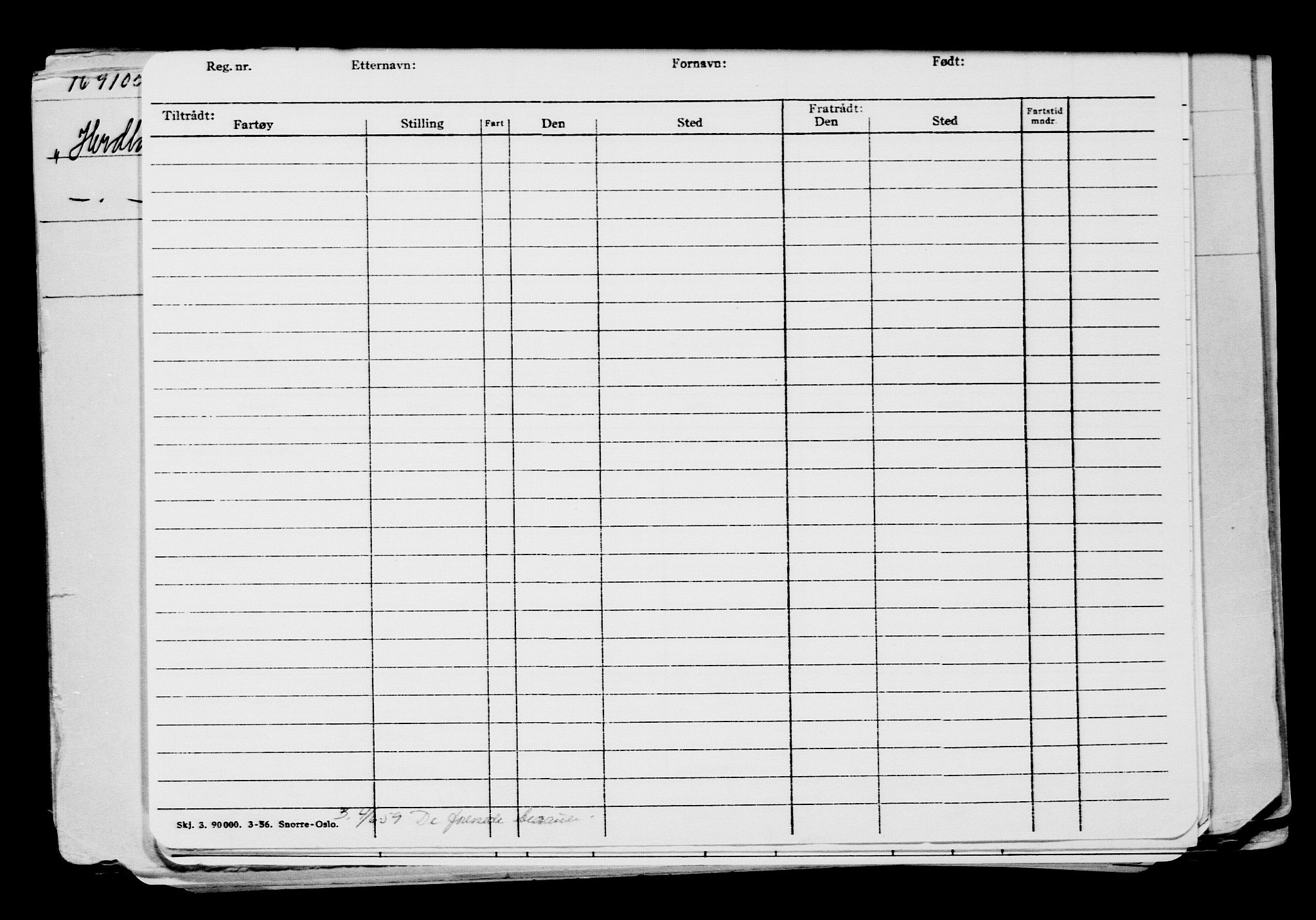 Direktoratet for sjømenn, AV/RA-S-3545/G/Gb/L0138: Hovedkort, 1916, p. 100