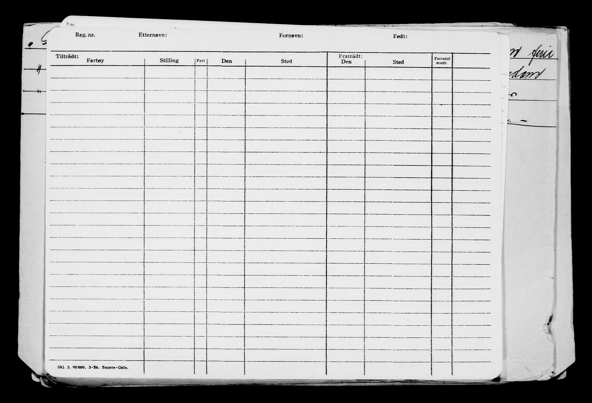 Direktoratet for sjømenn, AV/RA-S-3545/G/Gb/L0101: Hovedkort, 1911, p. 98