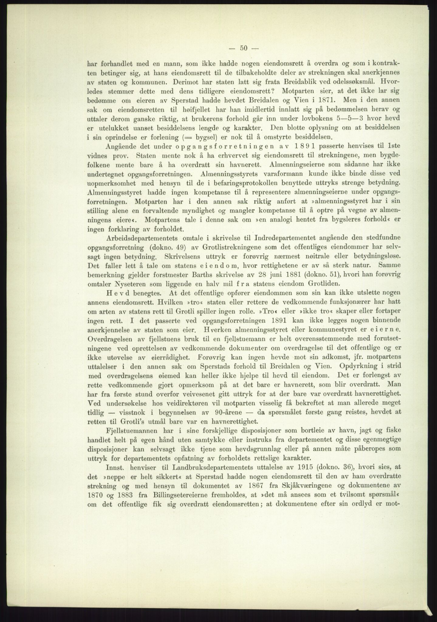 Høyfjellskommisjonen, AV/RA-S-1546/X/Xa/L0001: Nr. 1-33, 1909-1953, p. 2959