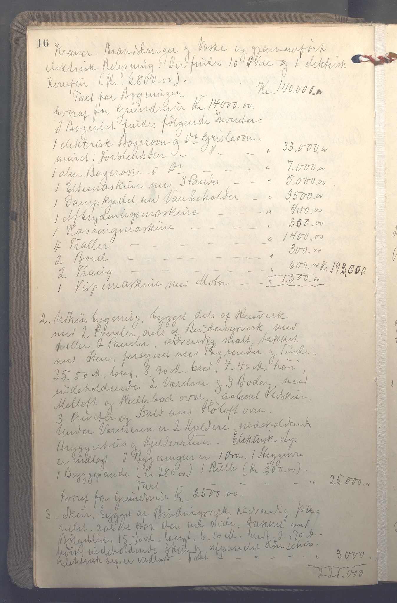 Lensmennene i Aker, OBA/A-10133/F/Fb/L0002: Branntakstprotokoll, 1922-1929, p. 16