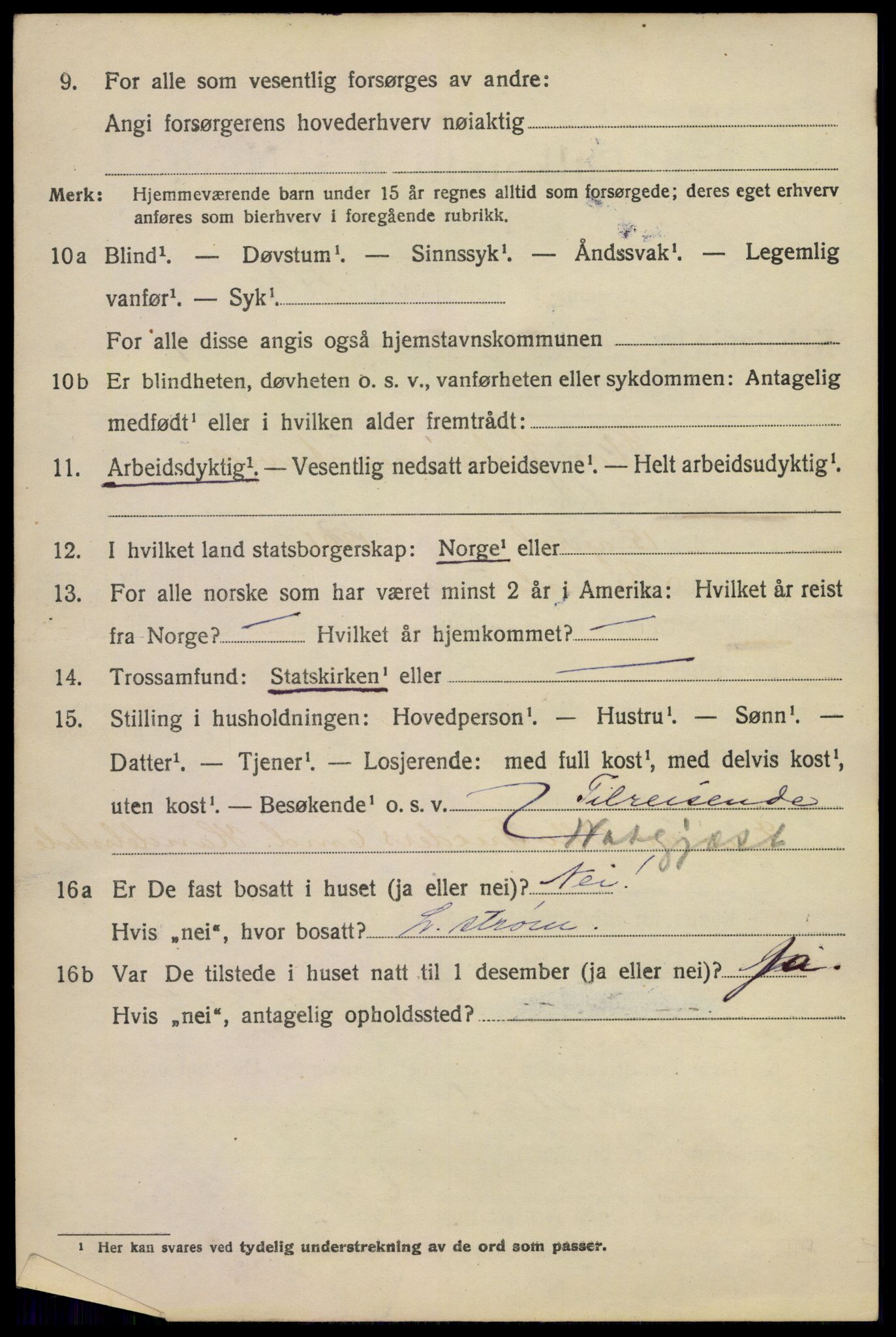 SAO, 1920 census for Kristiania, 1920, p. 564976