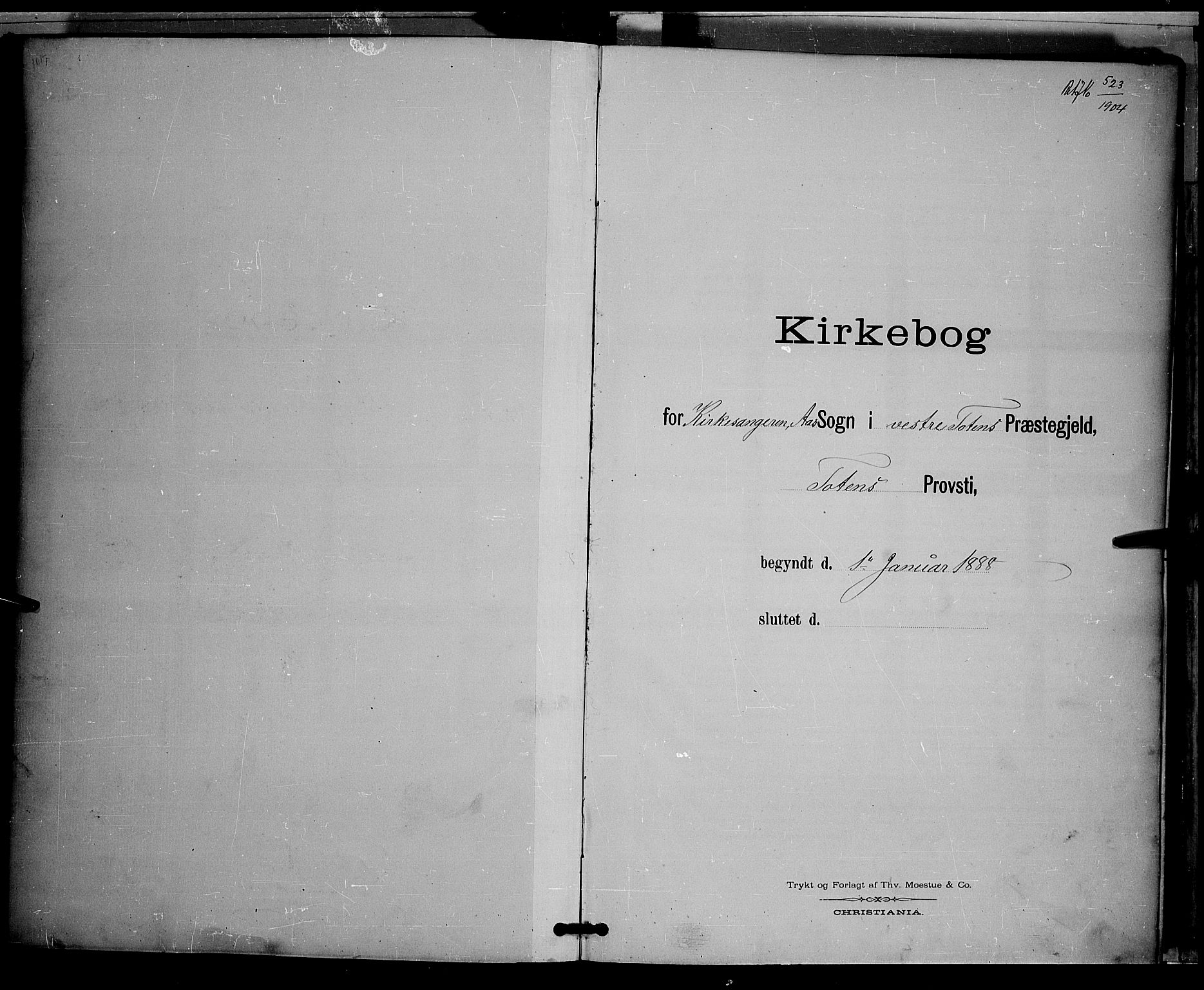 Vestre Toten prestekontor, SAH/PREST-108/H/Ha/Hab/L0009: Parish register (copy) no. 9, 1888-1900