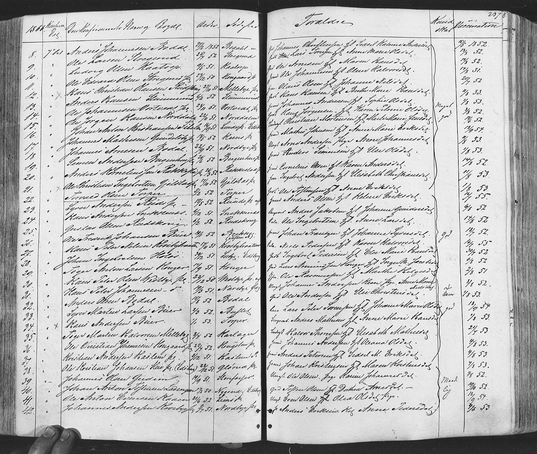 Rakkestad prestekontor Kirkebøker, AV/SAO-A-2008/F/Fa/L0011: Parish register (official) no. I 11, 1862-1877, p. 237