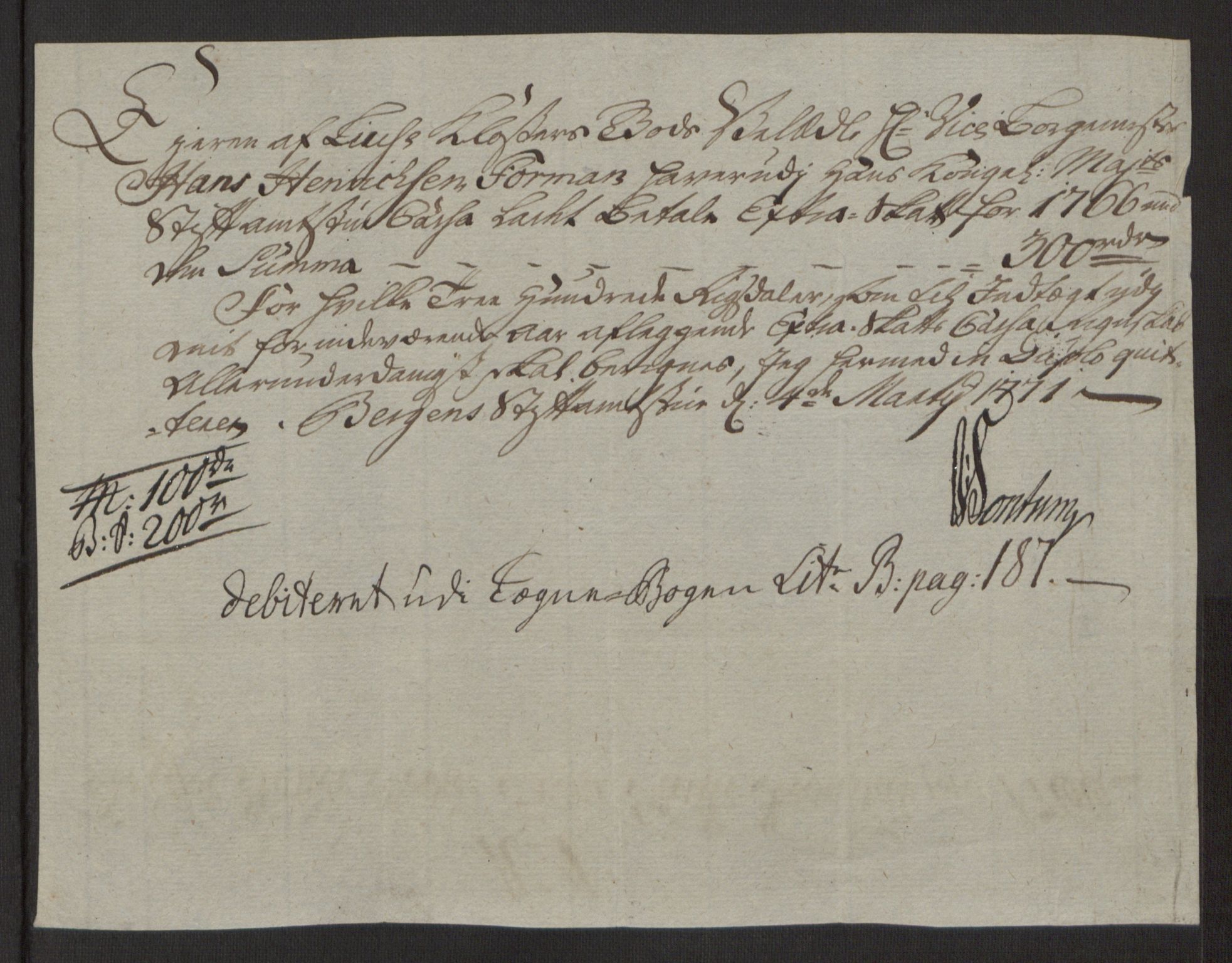 Rentekammeret inntil 1814, Reviderte regnskaper, Fogderegnskap, AV/RA-EA-4092/R50/L3180: Ekstraskatten Lyse kloster, 1762-1783, p. 165