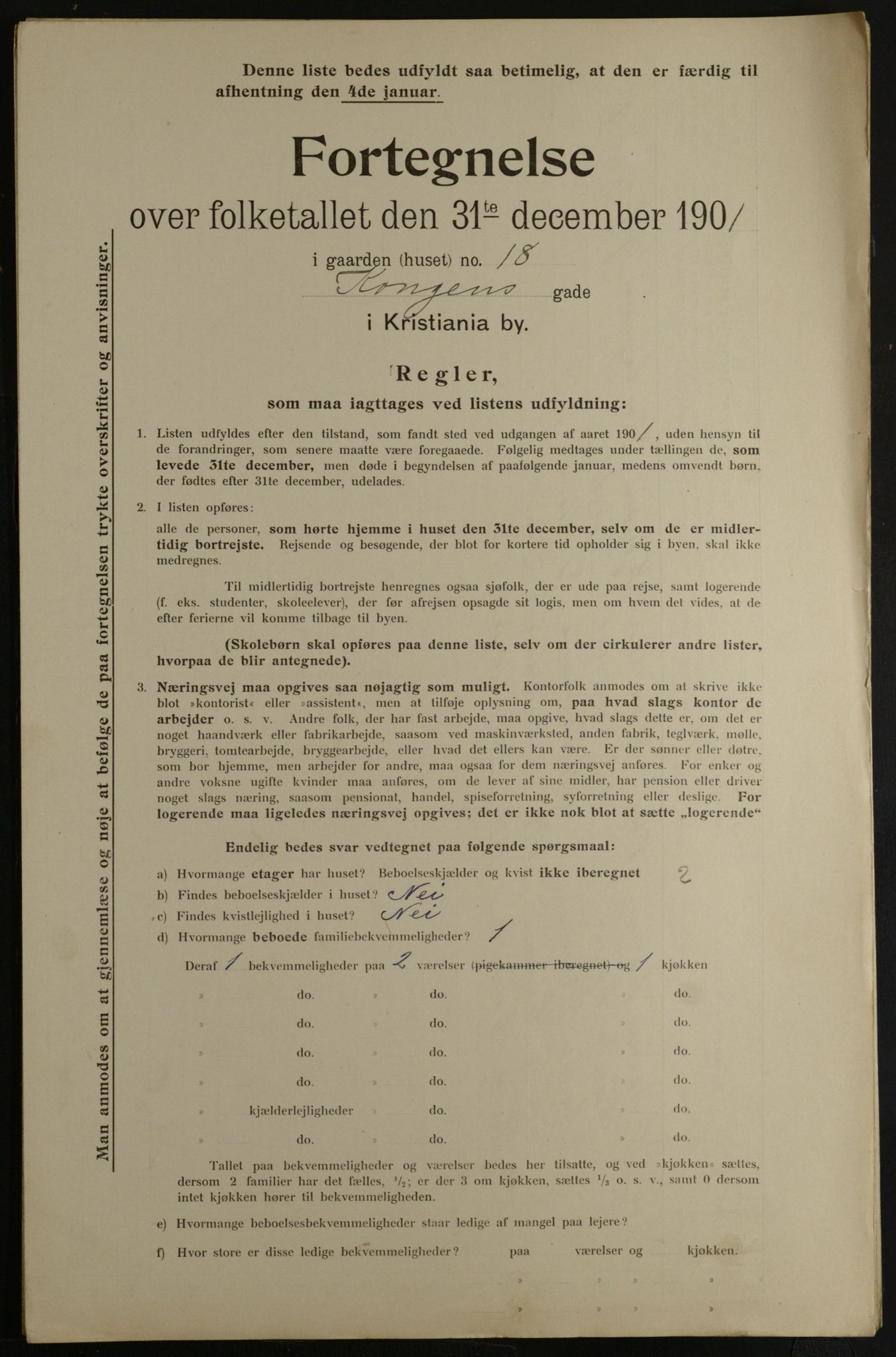 OBA, Municipal Census 1901 for Kristiania, 1901, p. 8139