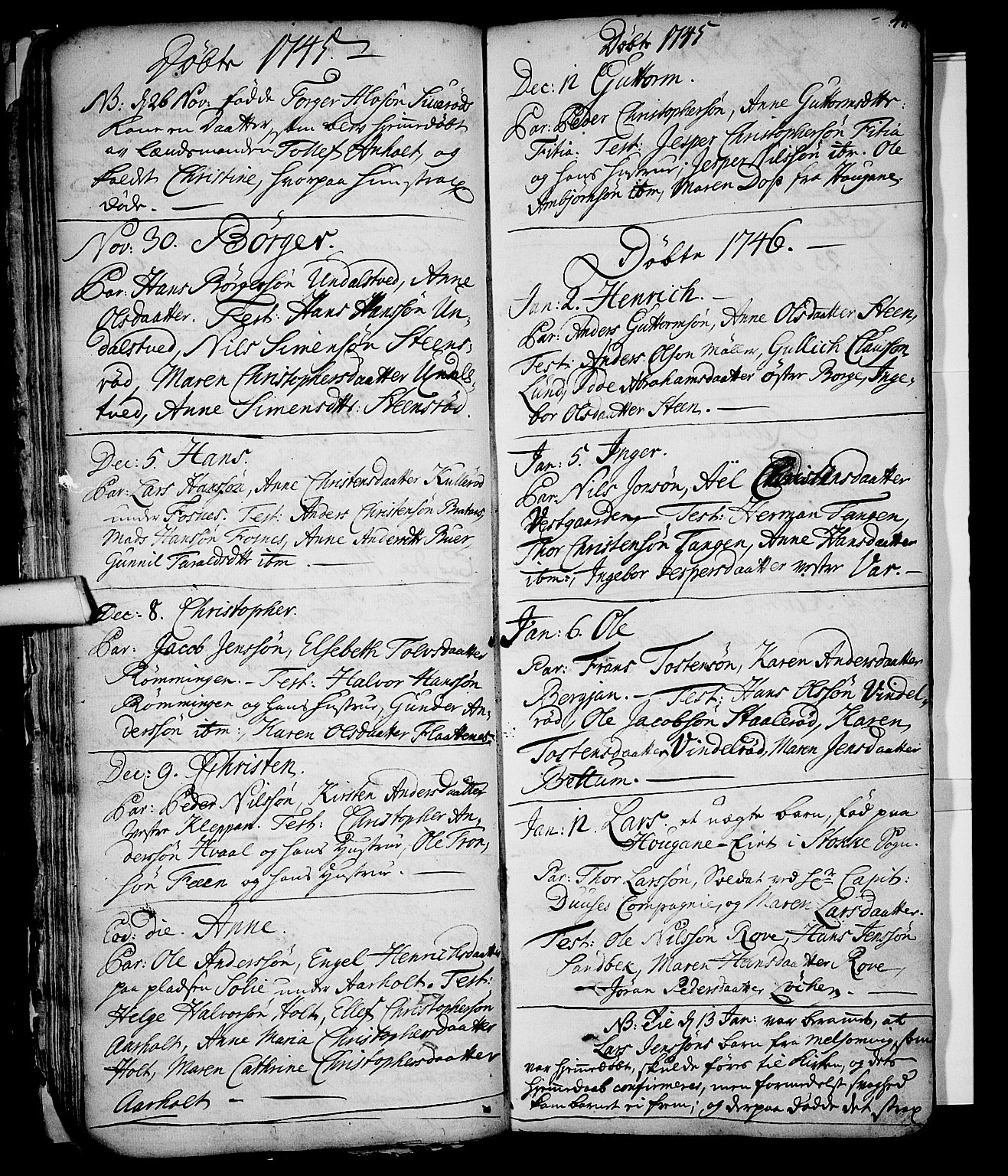 Stokke kirkebøker, AV/SAKO-A-320/F/Fa/L0002: Parish register (official) no. I 2, 1732-1770, p. 41