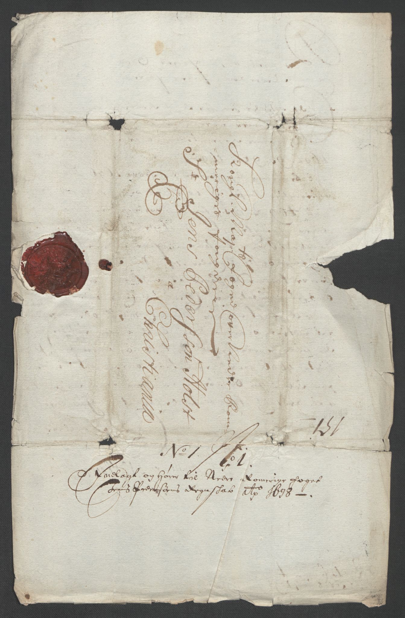 Rentekammeret inntil 1814, Reviderte regnskaper, Fogderegnskap, AV/RA-EA-4092/R11/L0581: Fogderegnskap Nedre Romerike, 1698, p. 17