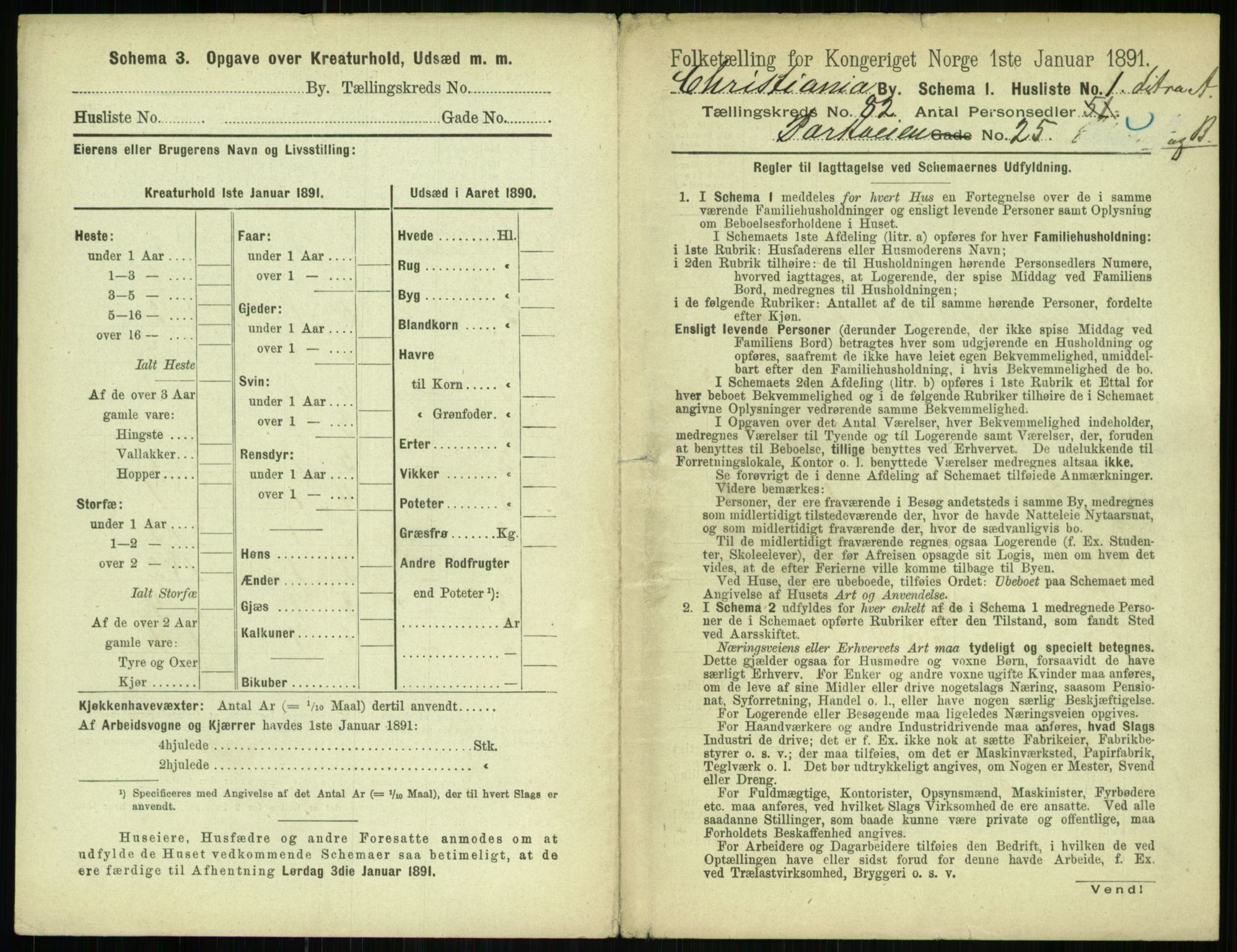 RA, 1891 census for 0301 Kristiania, 1891, p. 41877