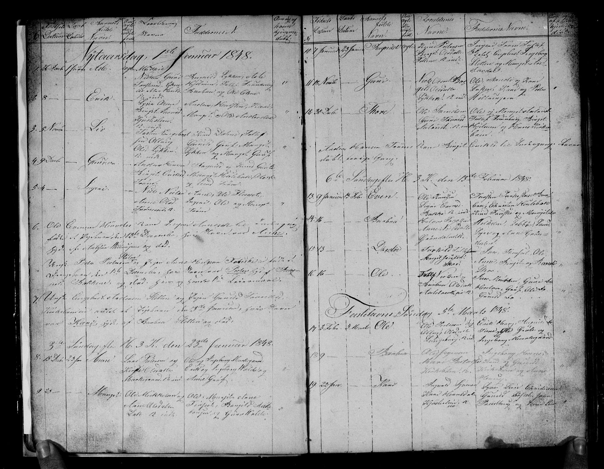 Gol kirkebøker, AV/SAKO-A-226/G/Gb/L0003: Parish register (copy) no. II 3, 1844-1858, p. 20-21